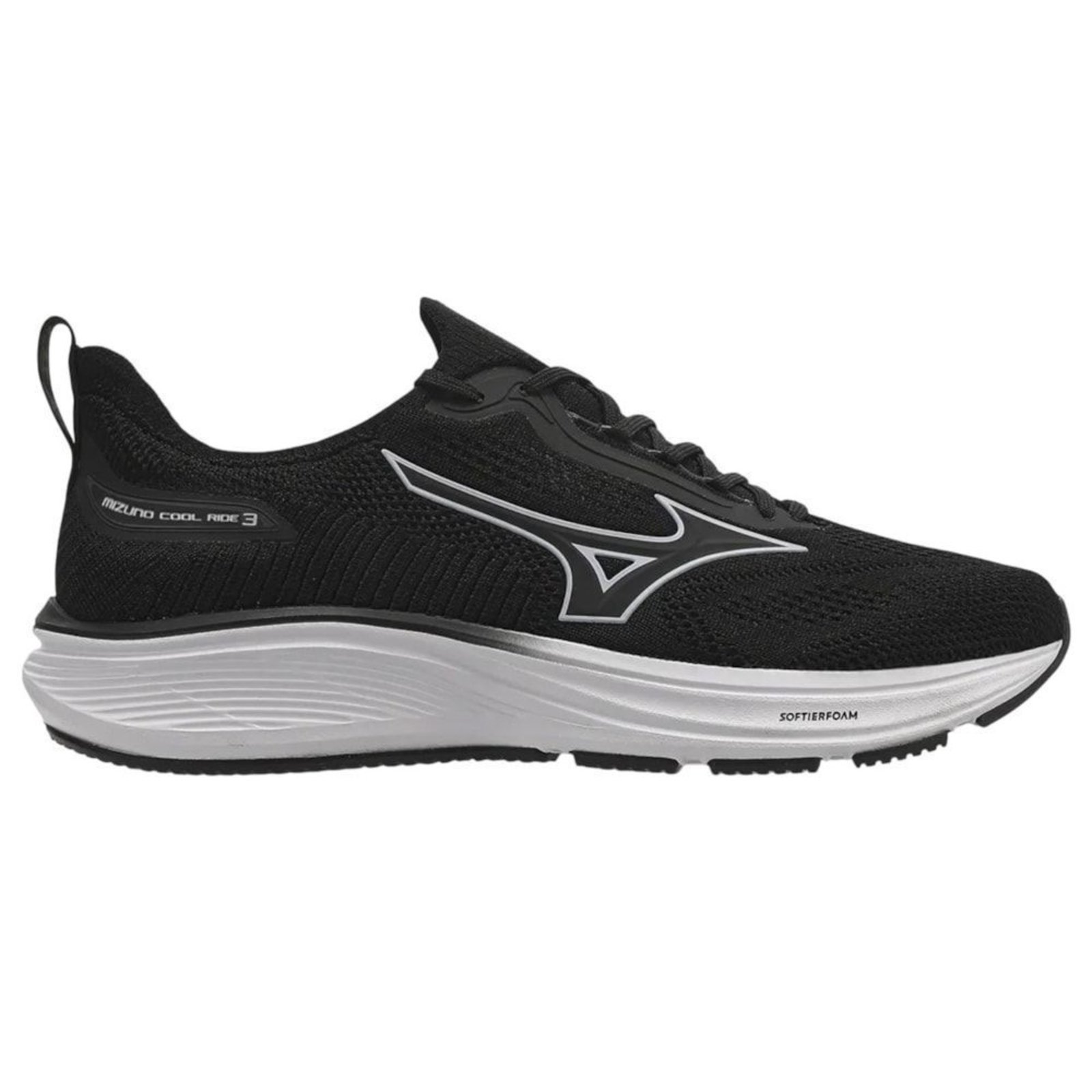 Tênis Mizuno Cool Ride 3 Unissex - Preto - mizuno