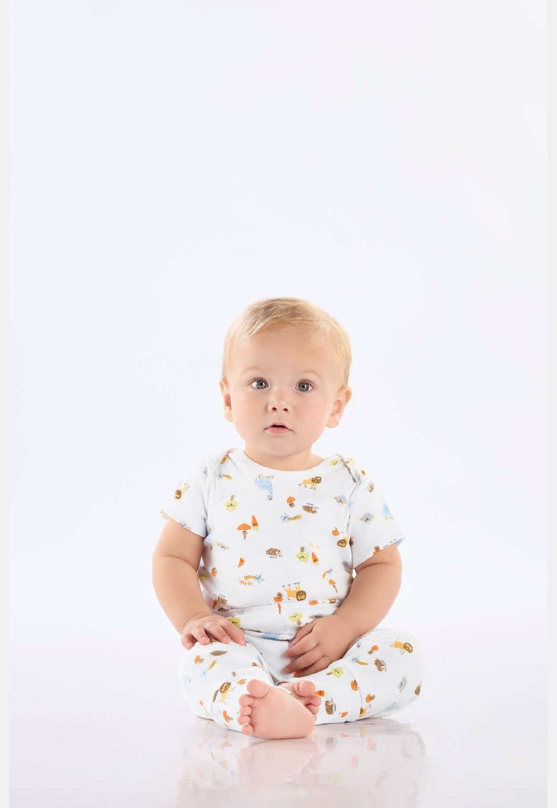 Infantil - Calça para Menino em Suedine Up Baby Branco
