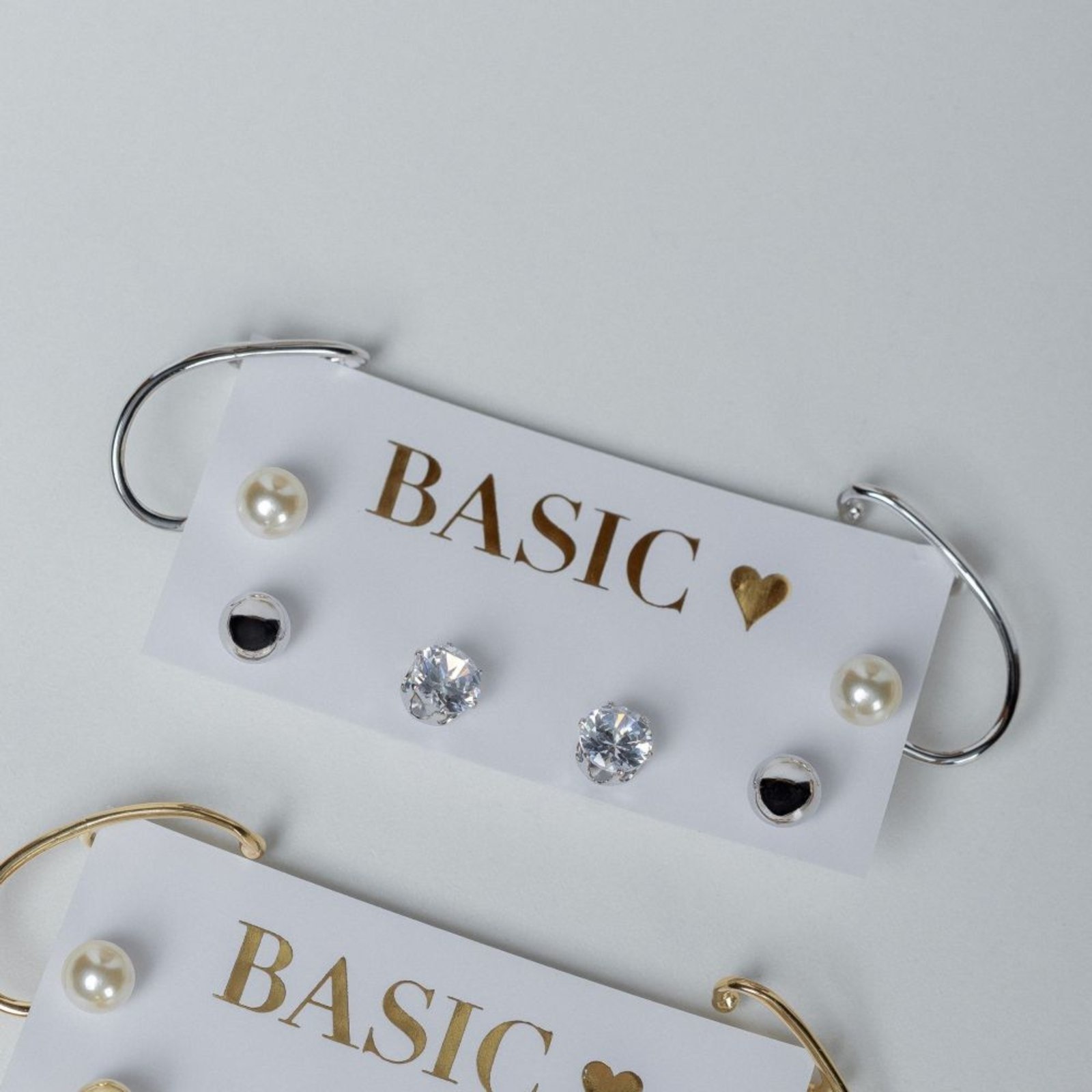 Infantil – Trio Brinco + Complemento de Tarraxa Piercing Prata Semijoia Ania Store