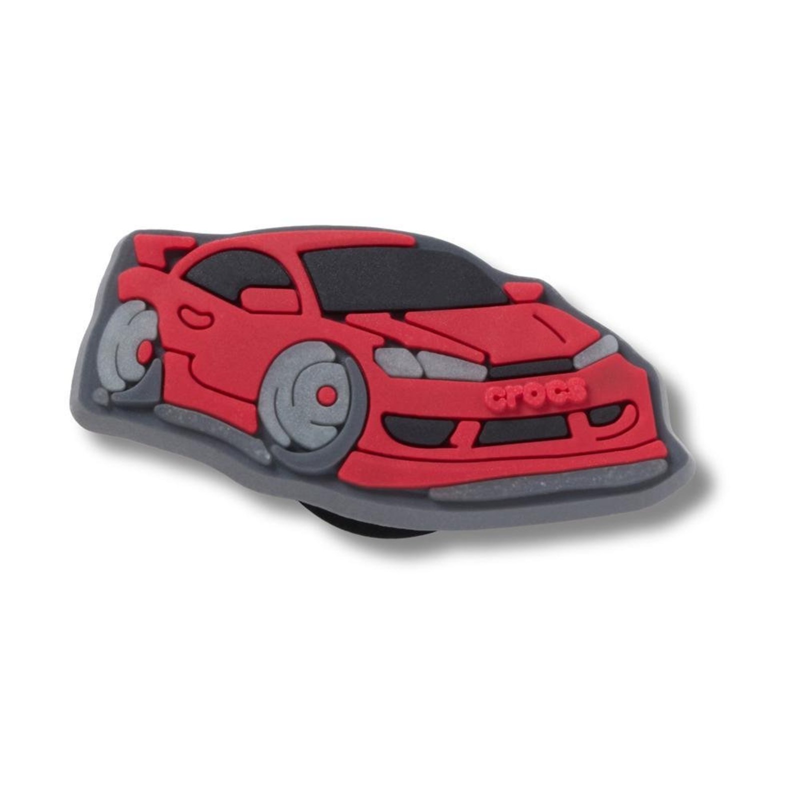 Infantil - Jibbitz™ Carro de Corrida Vermelho Único Branco