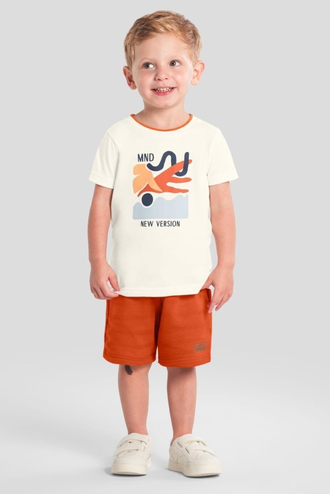 Infantil - Conjunto menino estampado Mundi