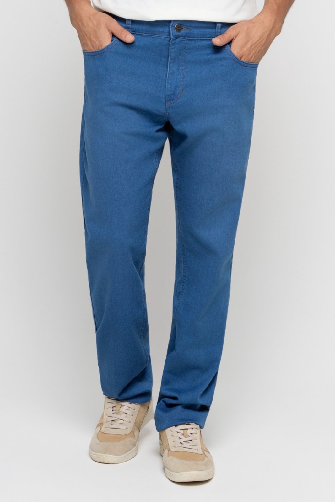 Calça Jeans Masc SuperConfort Slim Média Indigo Médio