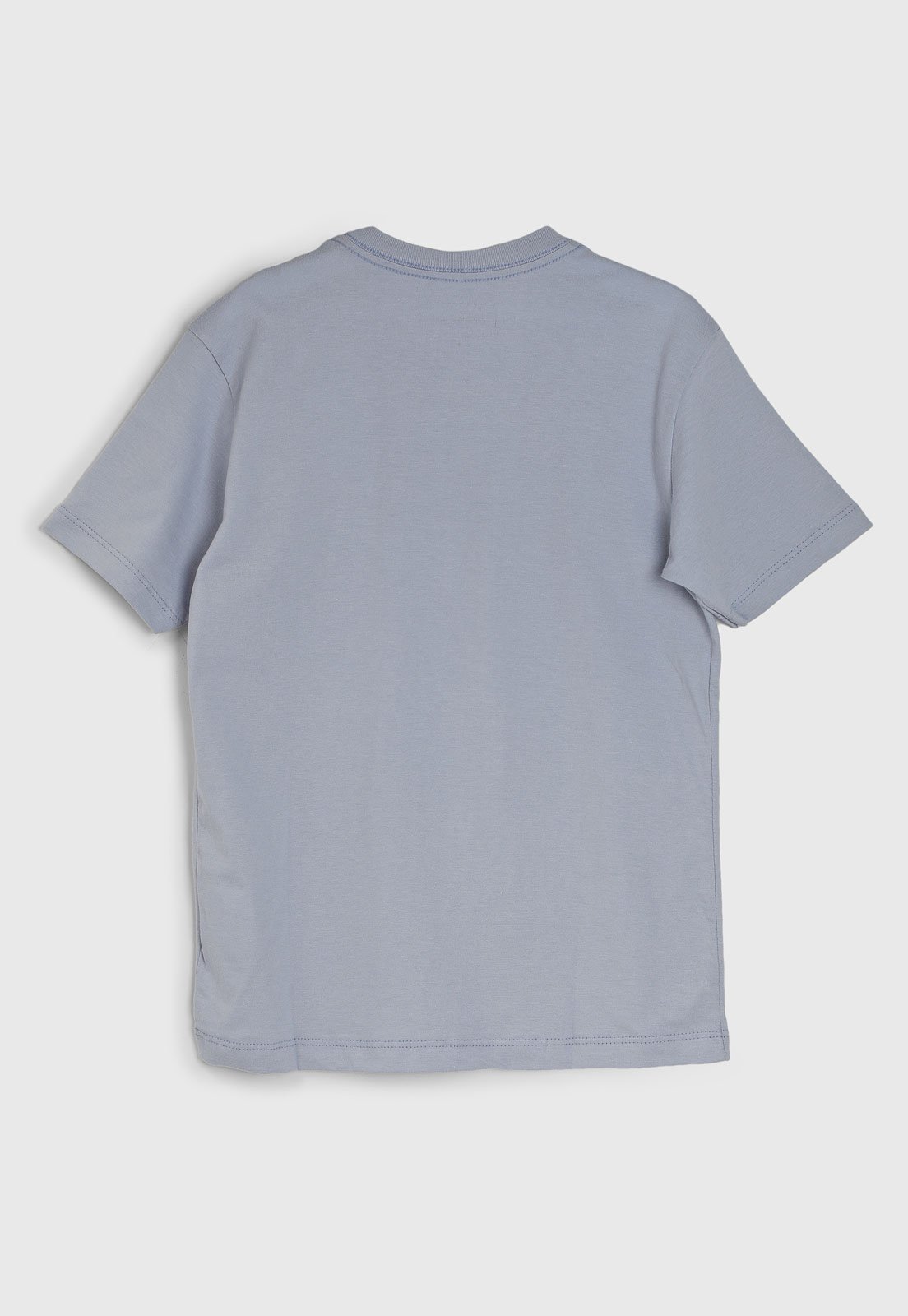 Vista 3 Infantil - Camiseta Calvin Klein Logo Claro Calvin Klein Kids azul Calvin Klein Kids azul
