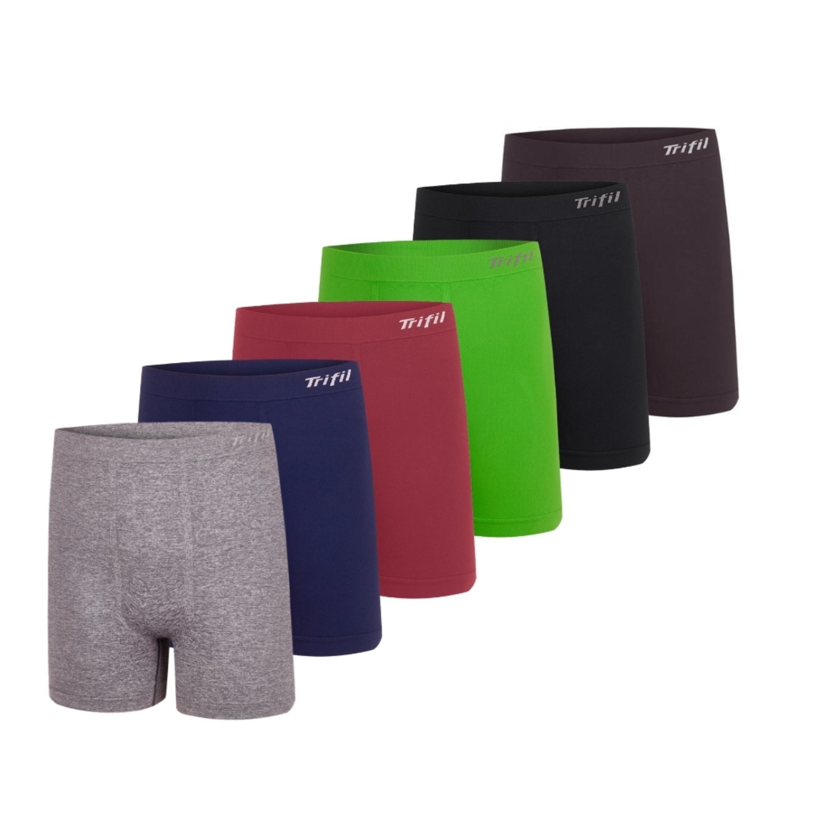 Kit Com 4 Cuecas Box Masculino Trifil Sem Costura Plus Size