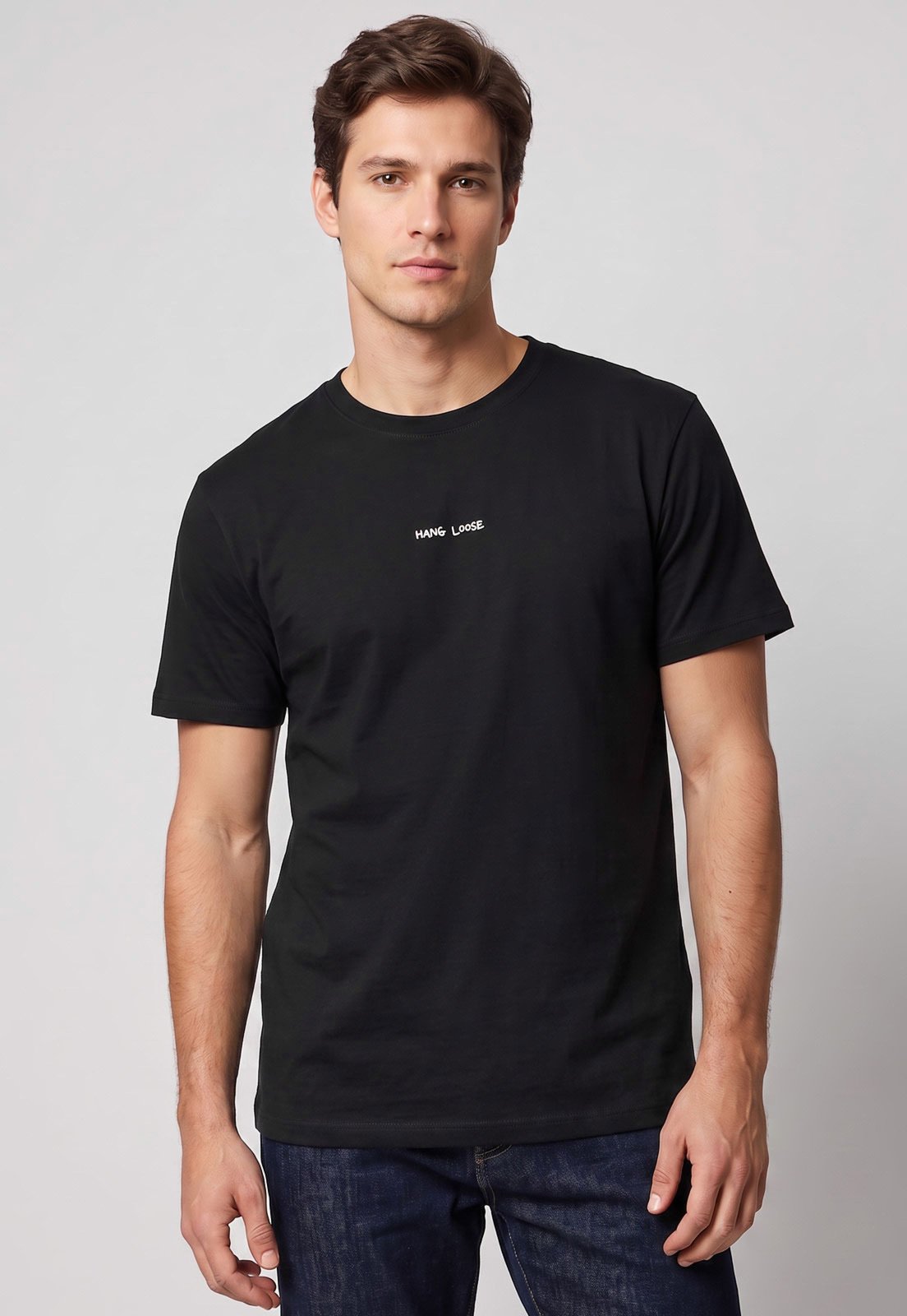 Camiseta Masculina Hang Loose Silk Craig Preta
