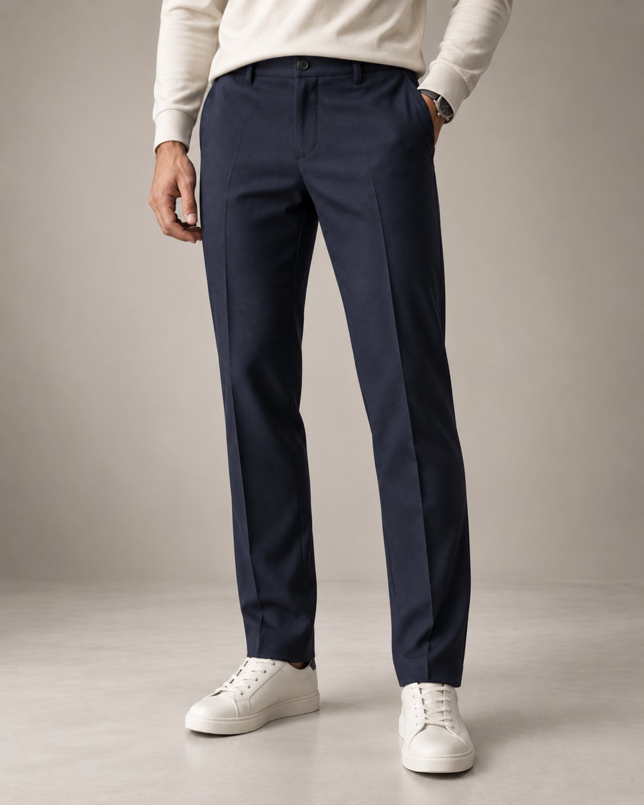 Calça Masculina Alfaiataria Chino Leve Não Amassa Conforto
