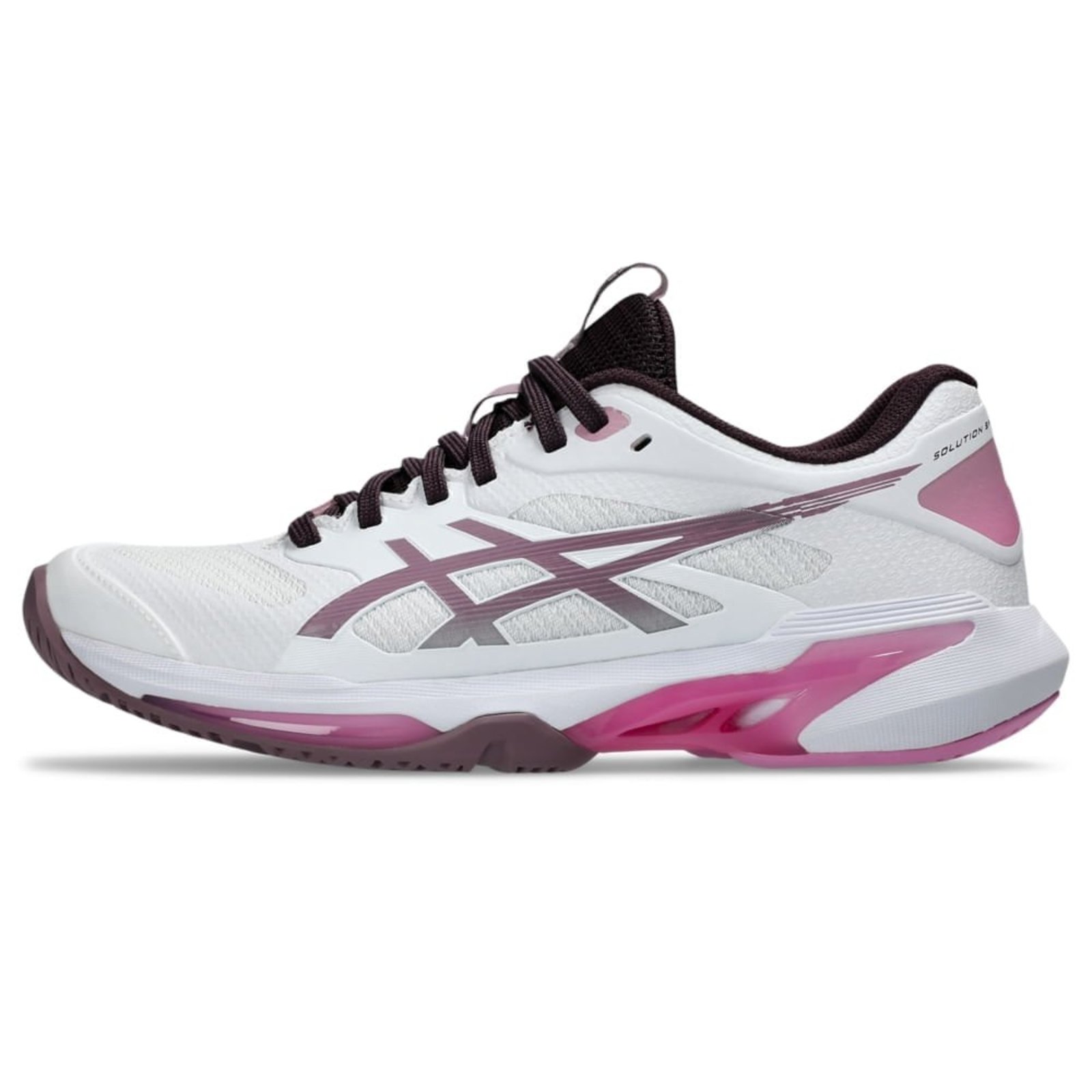 Tênis ASICS Solution Speed Ff 4 - Feminino - Branco/Roxo