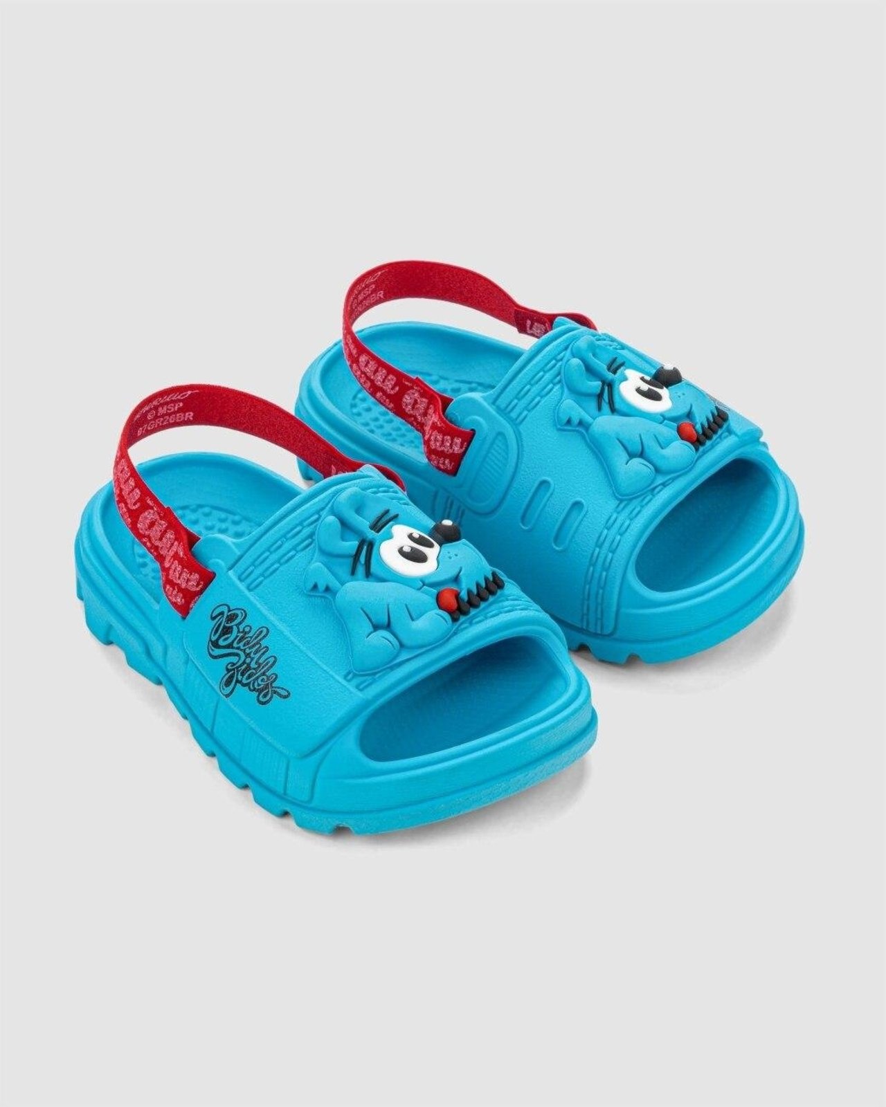 Infantil - Chinelo Slide de Grendene Recreations Biduzidos Azul