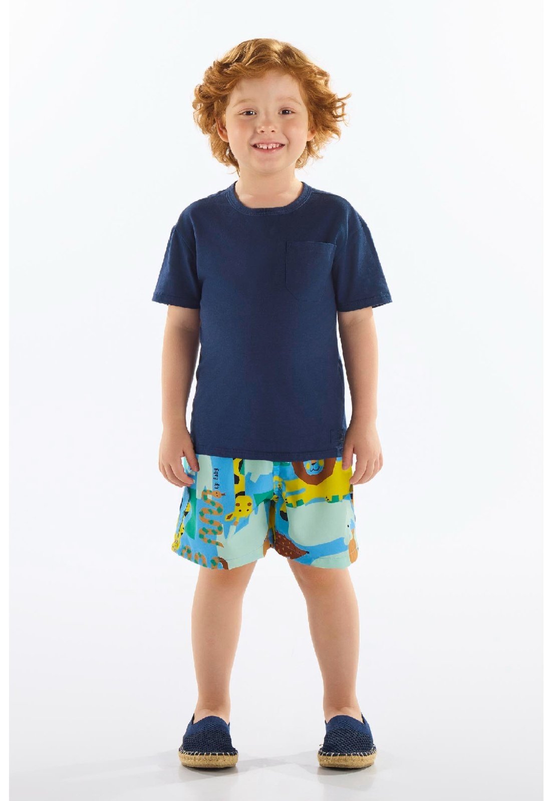 Infantil - Conjunto Camiseta e Short Up Baby Azul