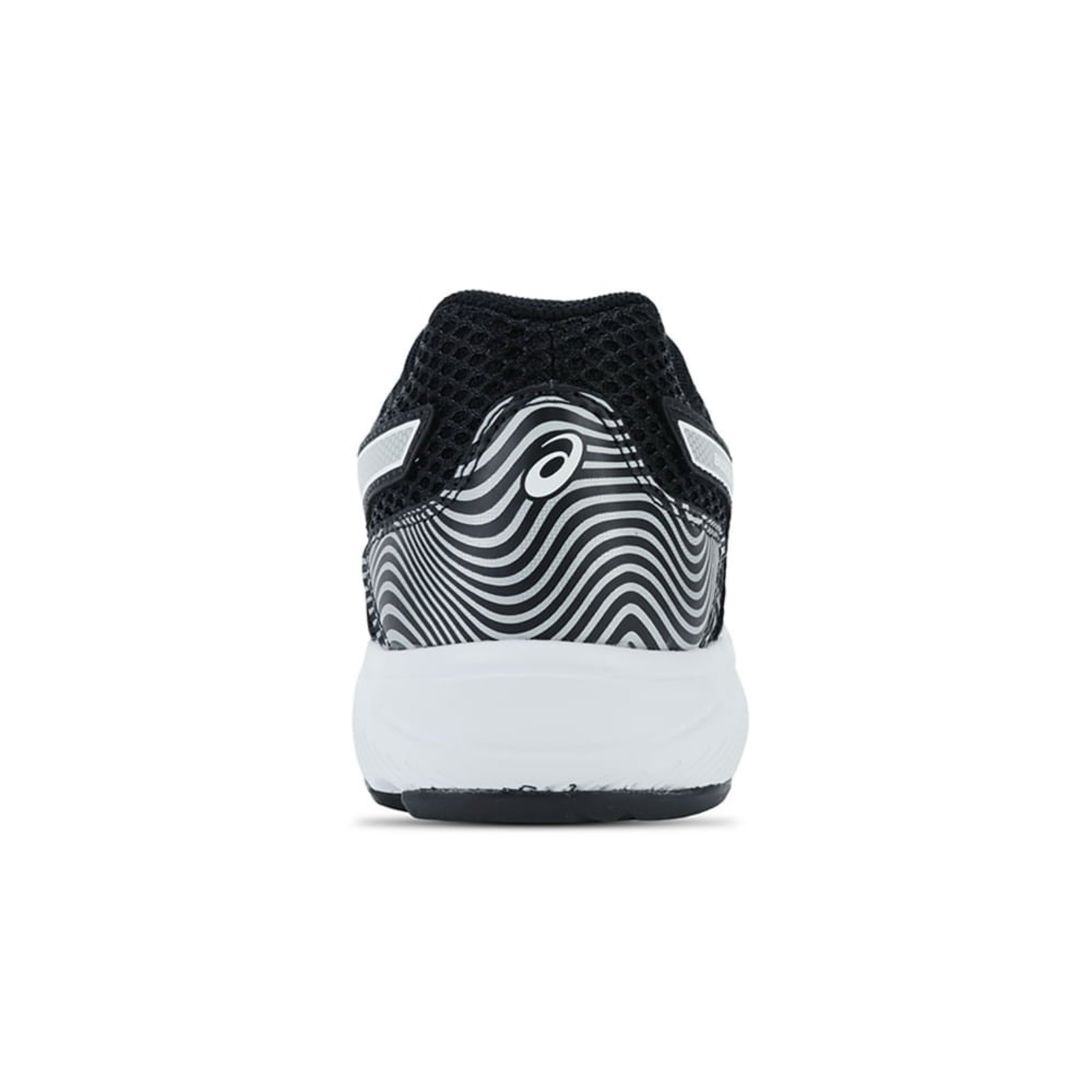 Vista 3 Infantil - Tênis ASICS Buzz 4 Branco preto ASICS preto