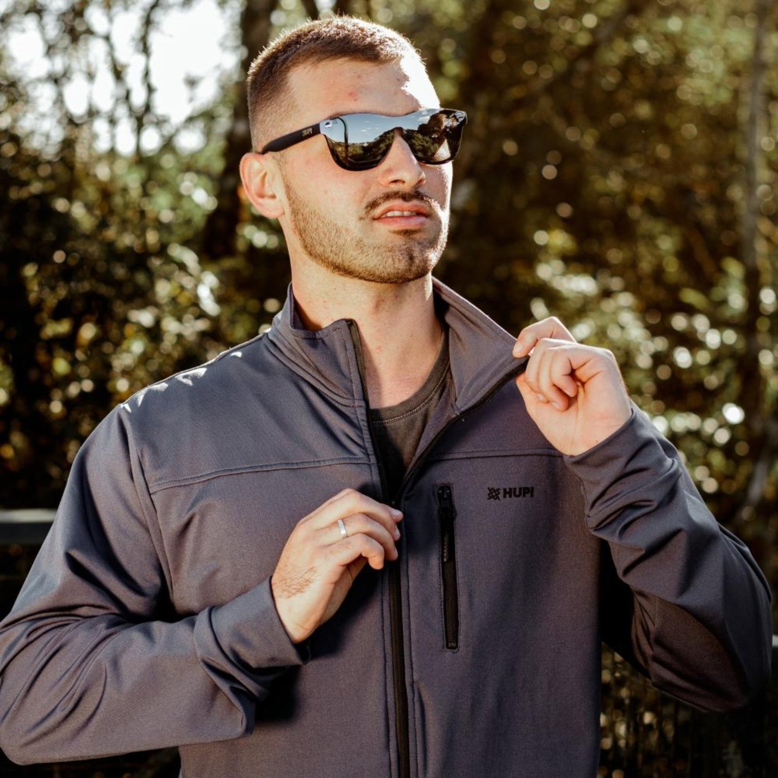Jaqueta Thermoblock HUPI Elite Cinza Cinza