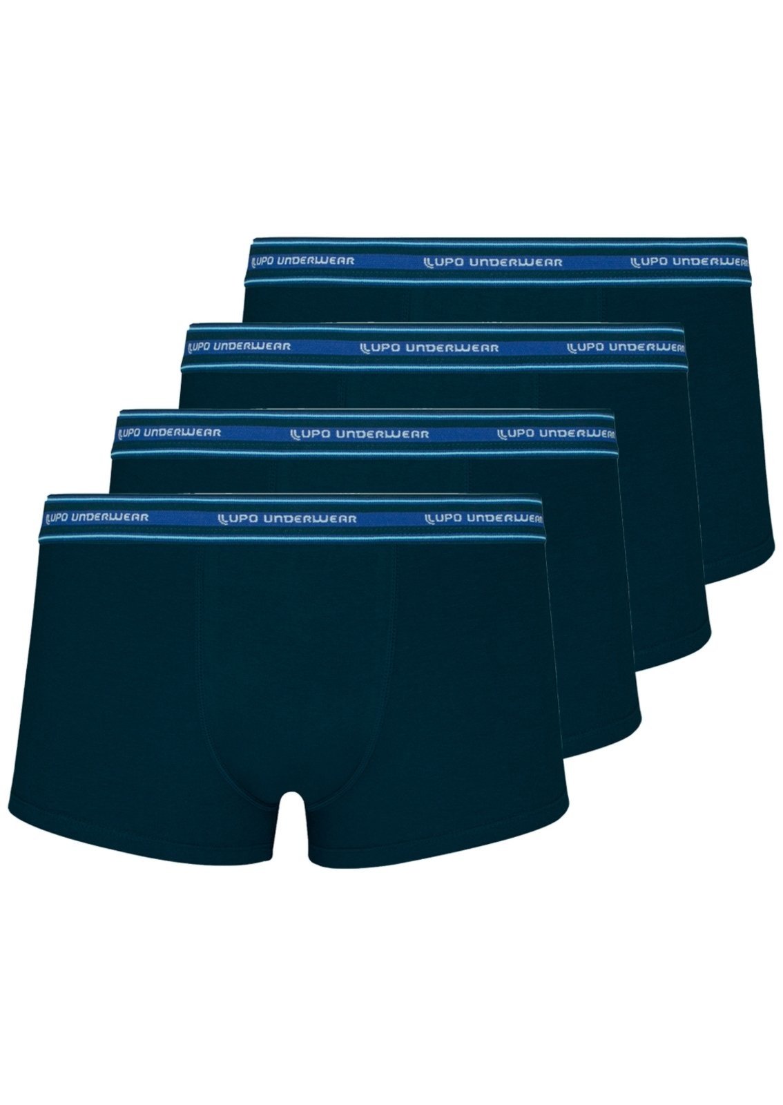 Kit com 4 Cuecas Sunga Lupo 460-003 Azul Marinho