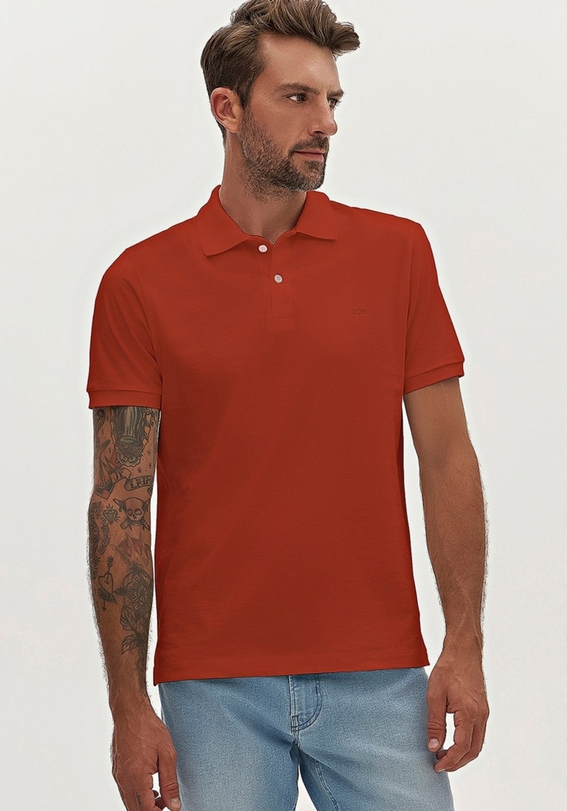 Camisa Polo Masculina em Meia Malha Colors