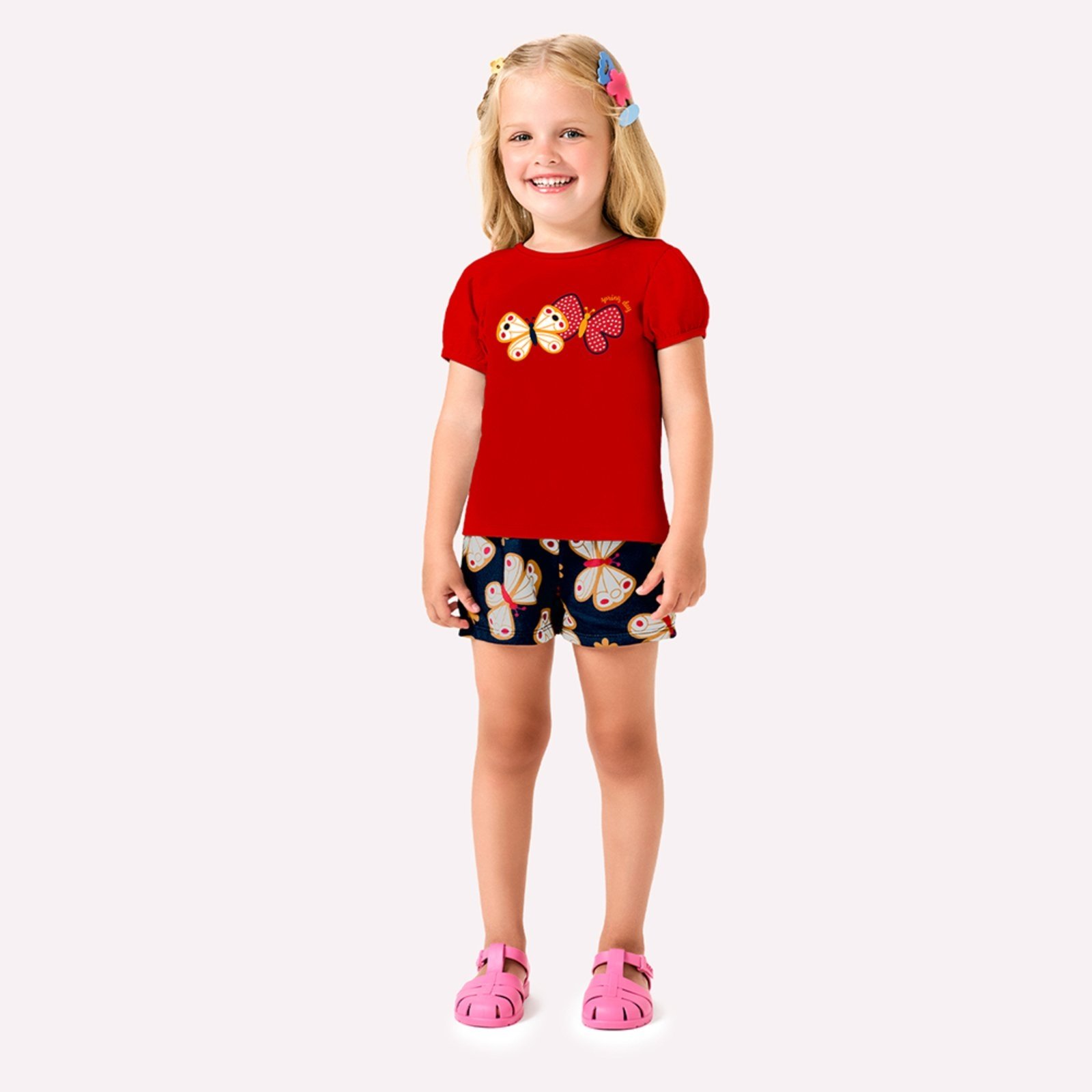 Infantil – Conjunto Menina Borboletas Kyly