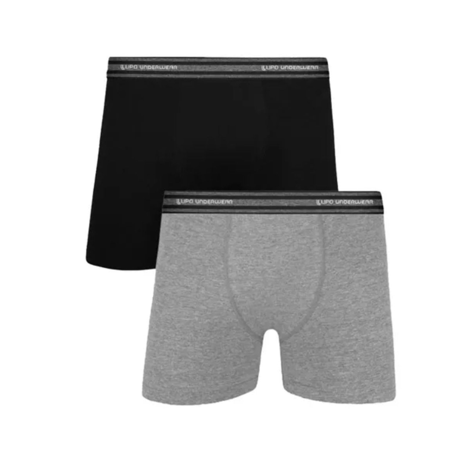 Kit Com 2 Cuecas Boxer Algodão Menino Lupo