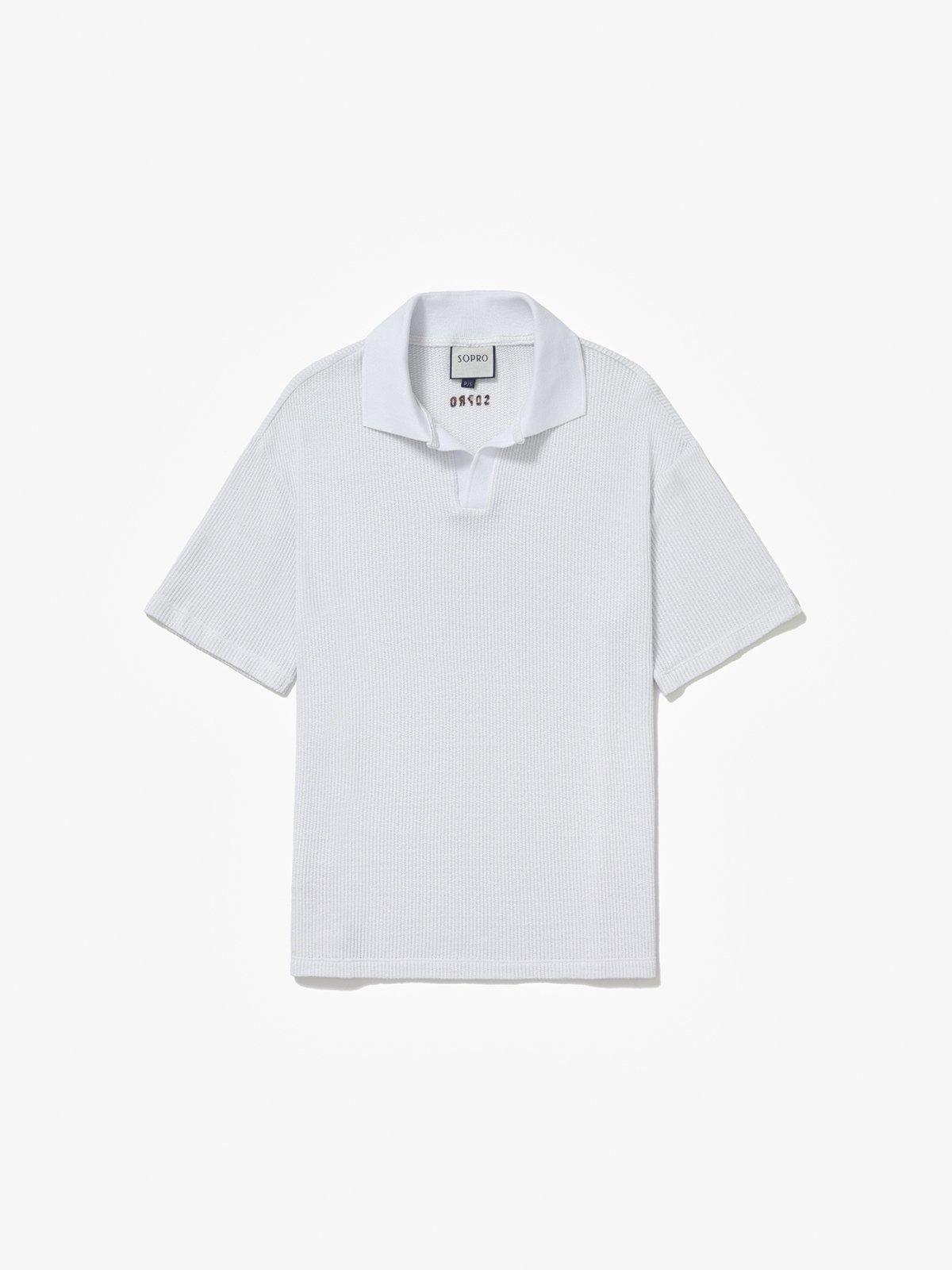 Vista 2 Camisa Polo Sopro Travessia off-white Sopro off-white