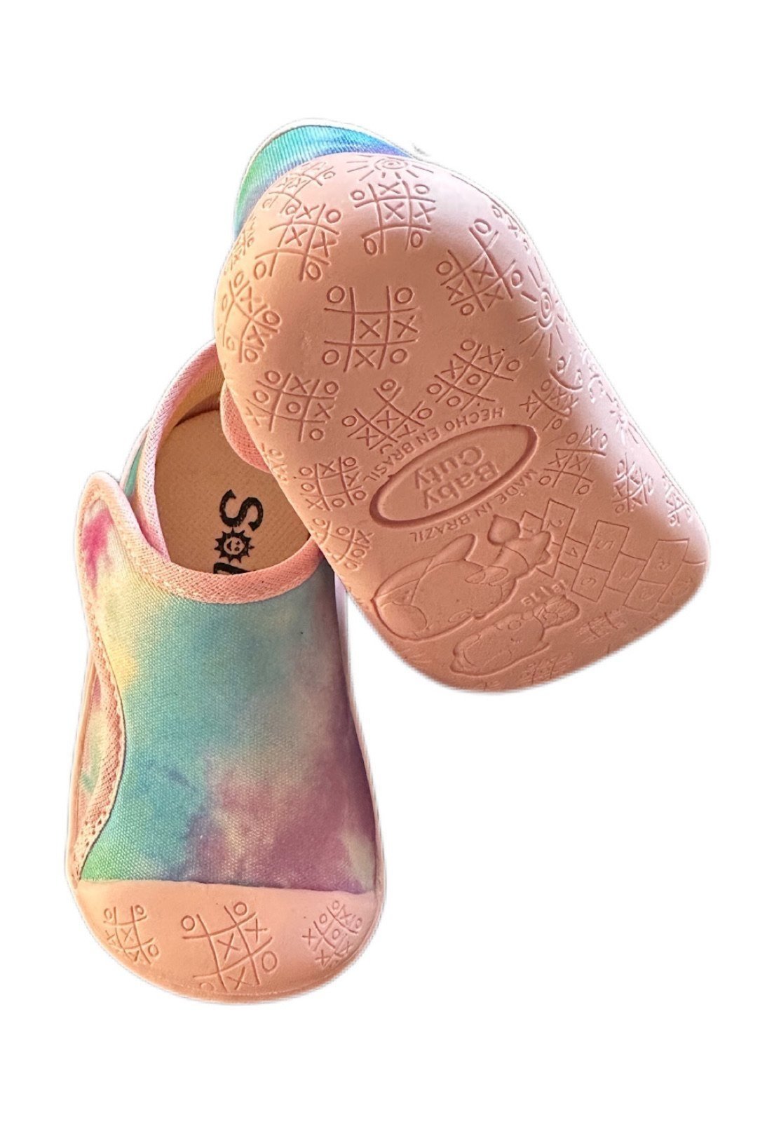 Vista 3 Infantil - tênis meia solzim calce fácil thay-day multicolorido Solzim multicolorido