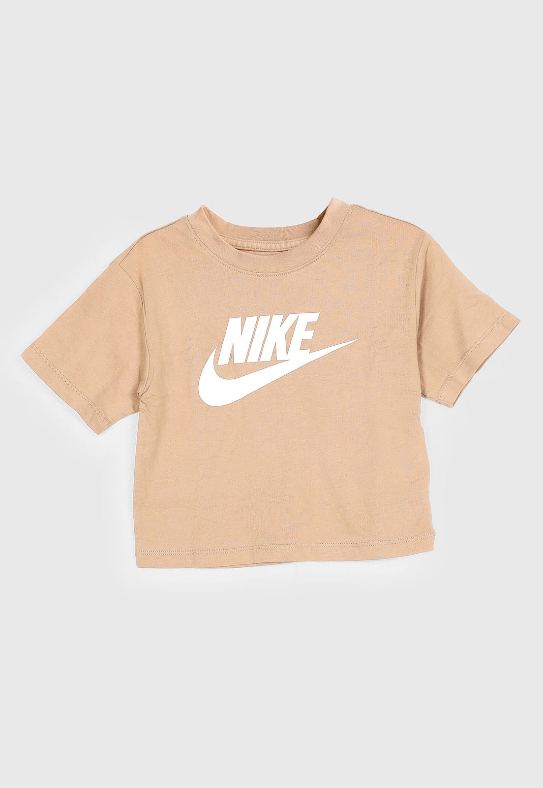 Infantil - Camiseta Nike Logo Marrom