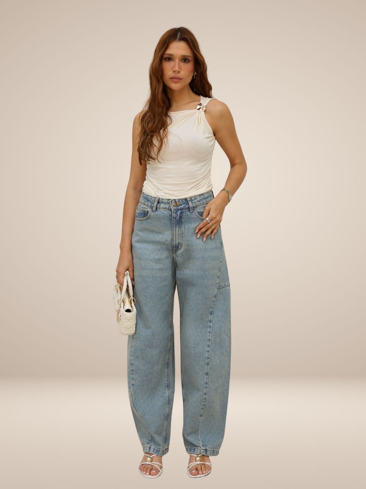 Calça Via Lessa Myanmar Algodão Jeans Azul