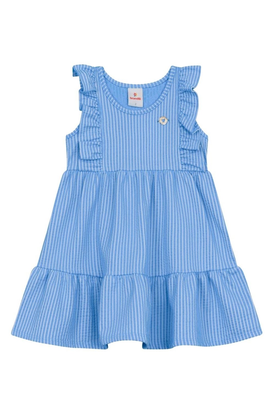 Infantil - Vestido menina em fio tinto Brandili