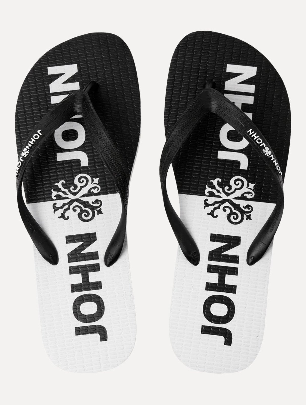Chinelo John John Masculino Black And White