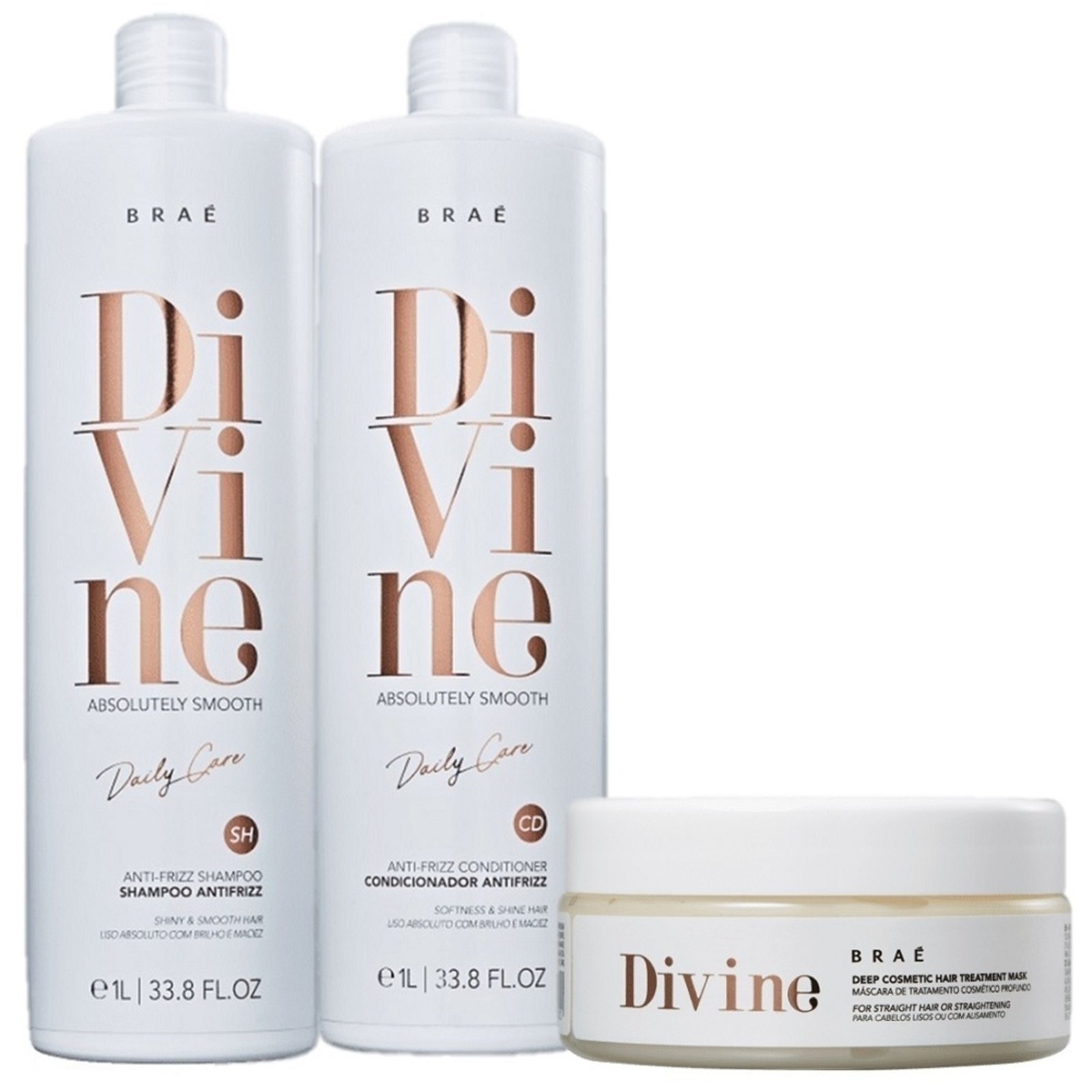 Kit BRAE Divine Hidratacao Capilar (3 Produtos)