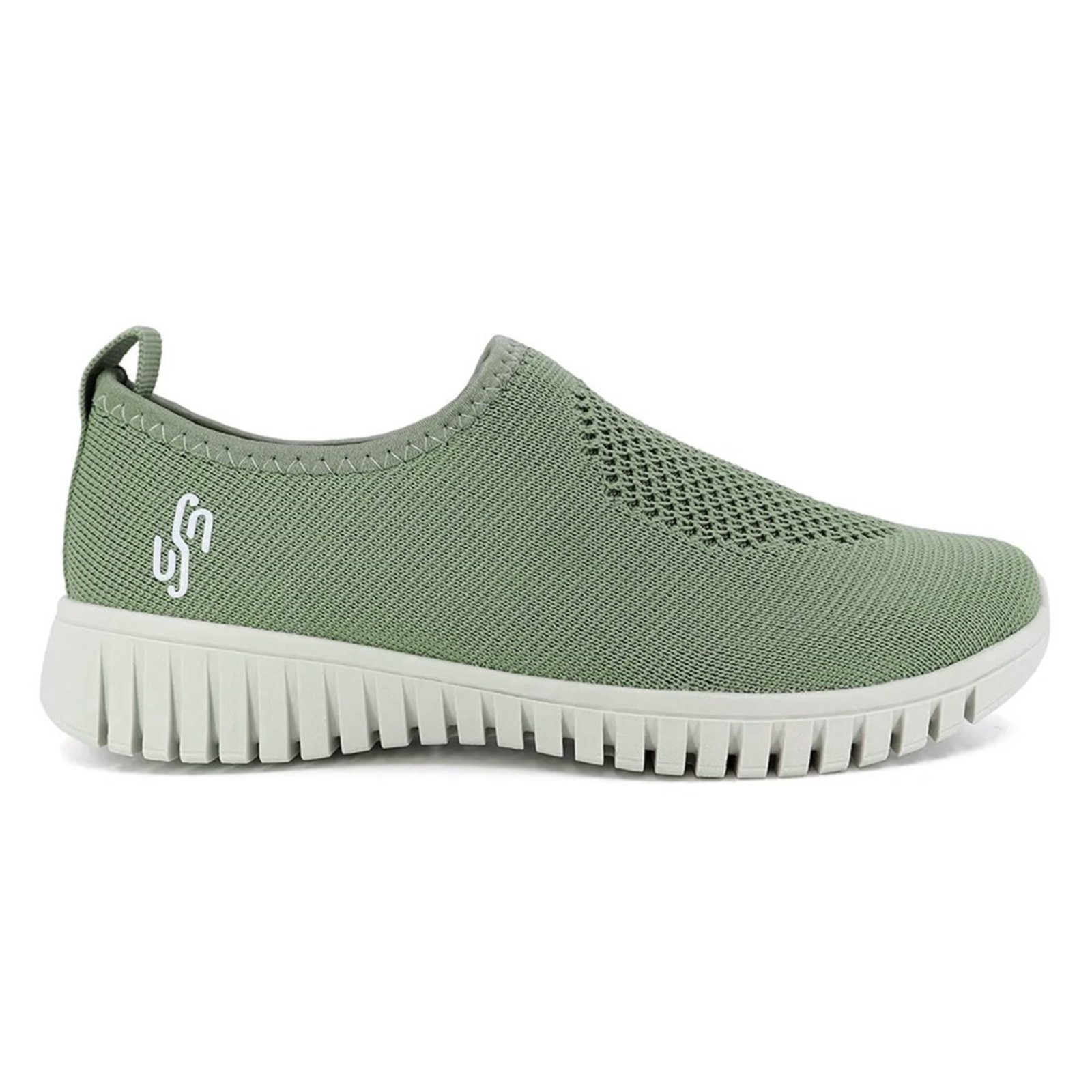 Tênis Usaflex Feminino Slip-On Conforto Tricot AE2208