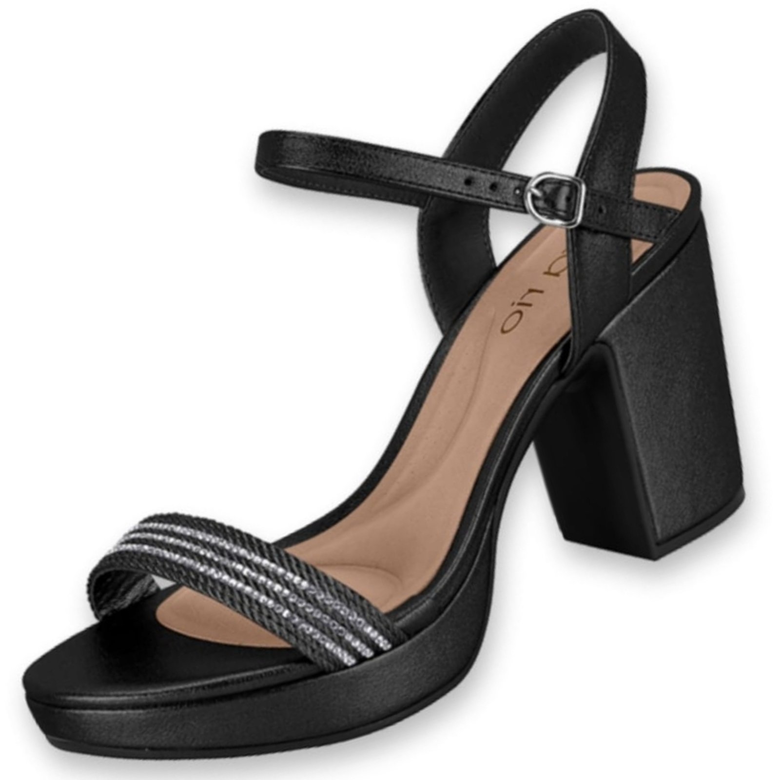Vista 3 Sandalia Beira Rio 8371.222 Feminina BR SPORTS preto BR SPORTS preto
