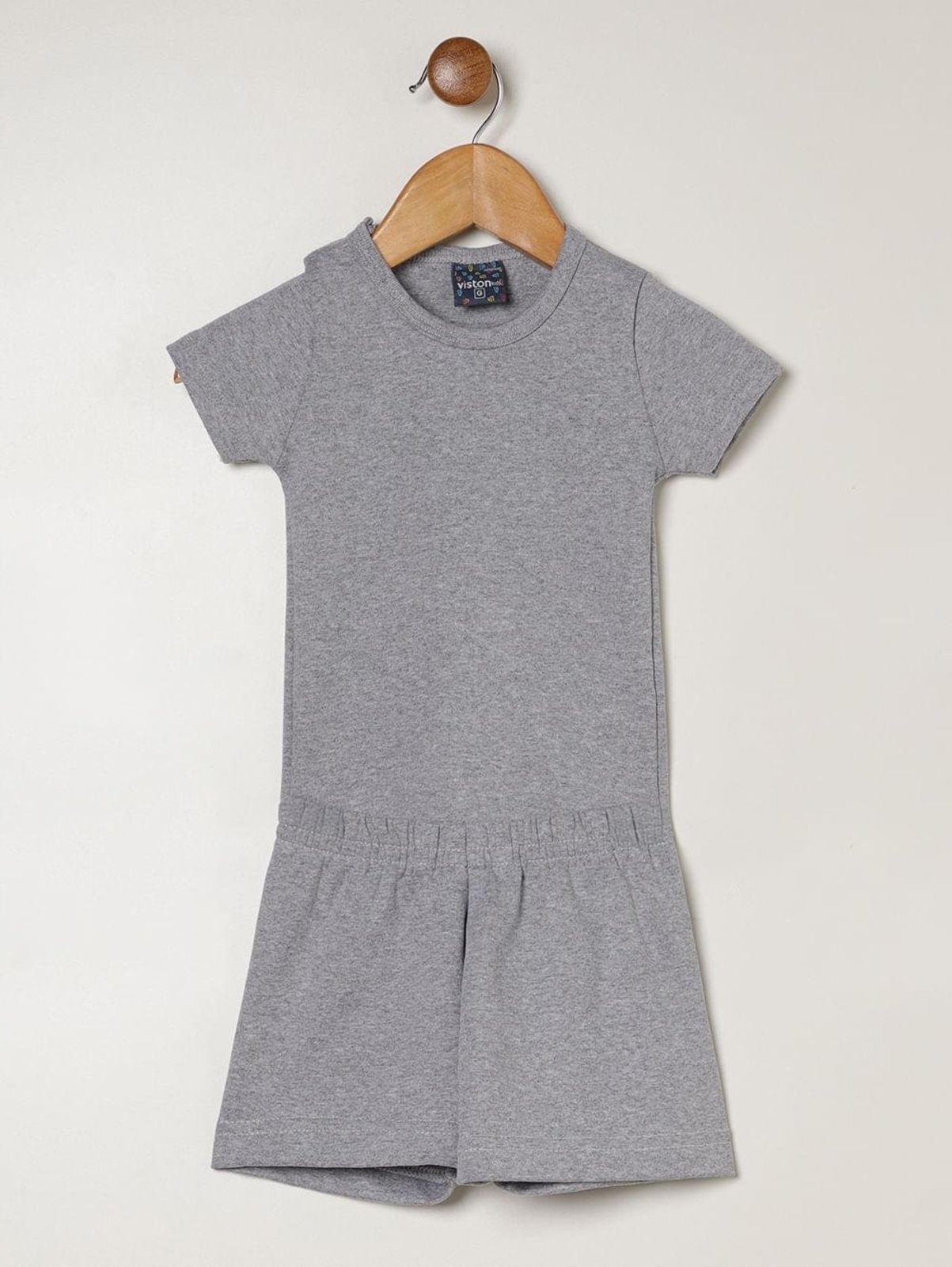 Pijama Curto Malha Algodão Para - MESCLA