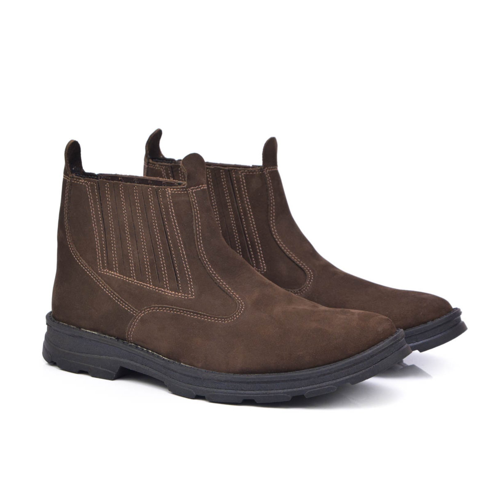 Bota Chelsea Masculina Couro Antiderrapante Dia a Dia
