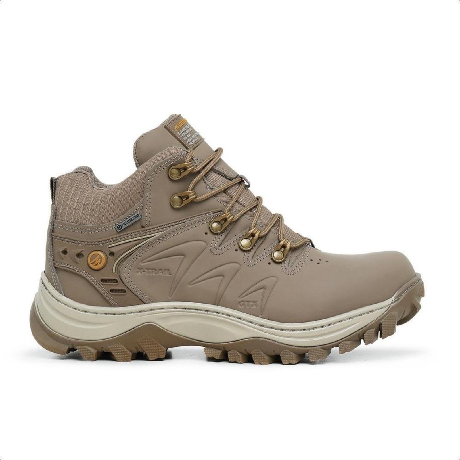 Coturno Masculino X-Trail em Couro Talpe 33 Marrom