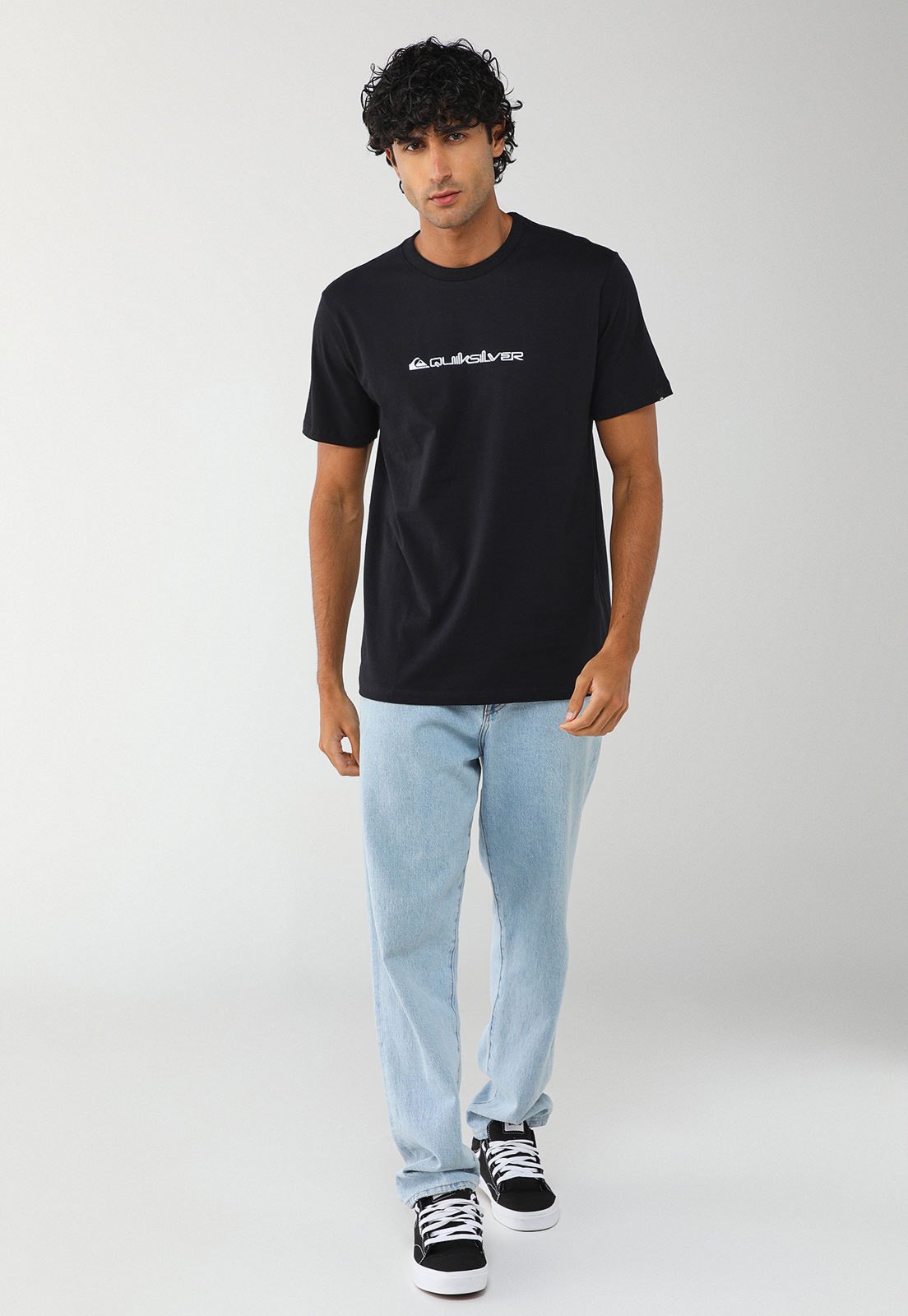 Camiseta Masculina Quiksilver New Omni Preta
