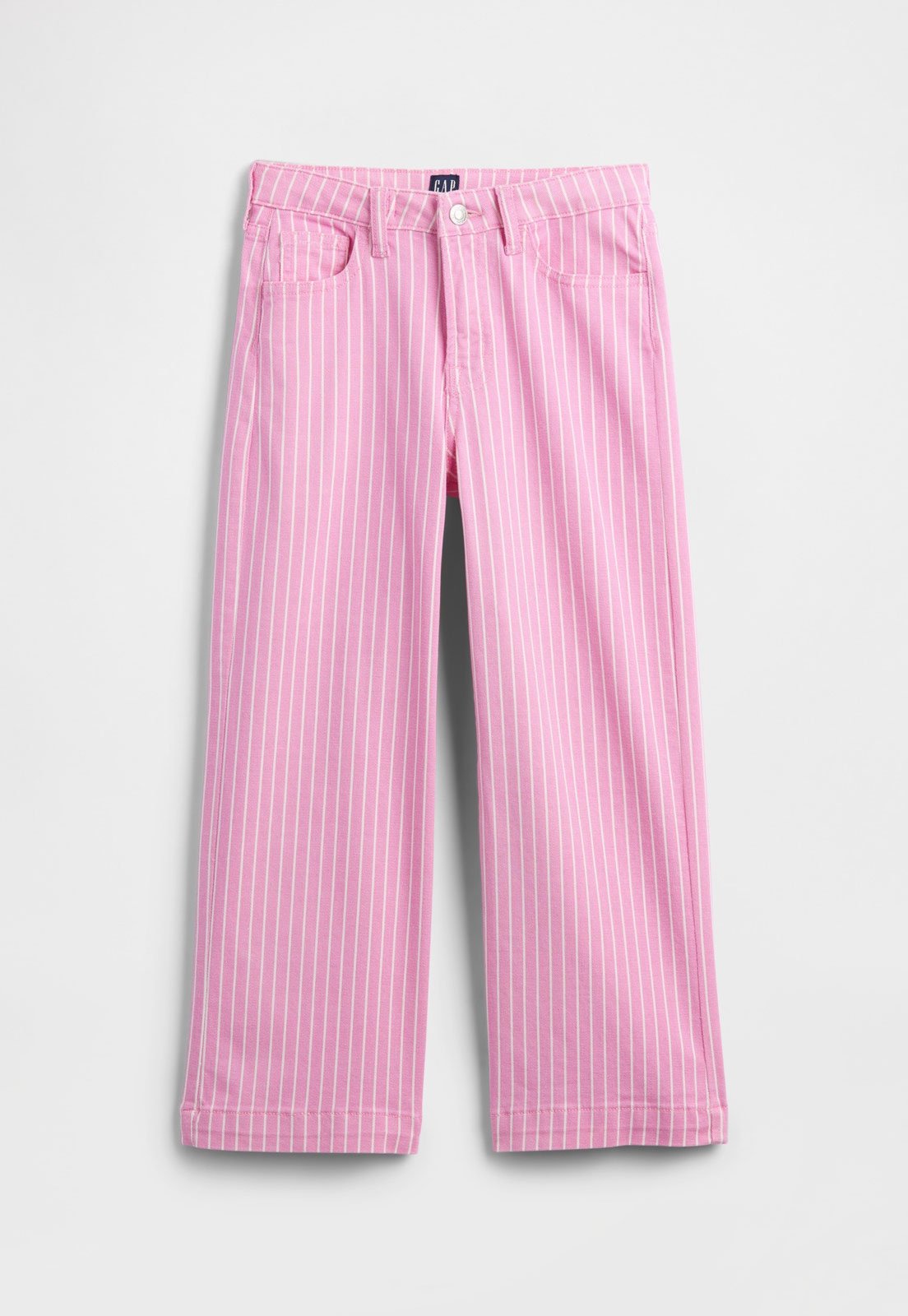 Infantil - Calça GAP Listrada Rosa