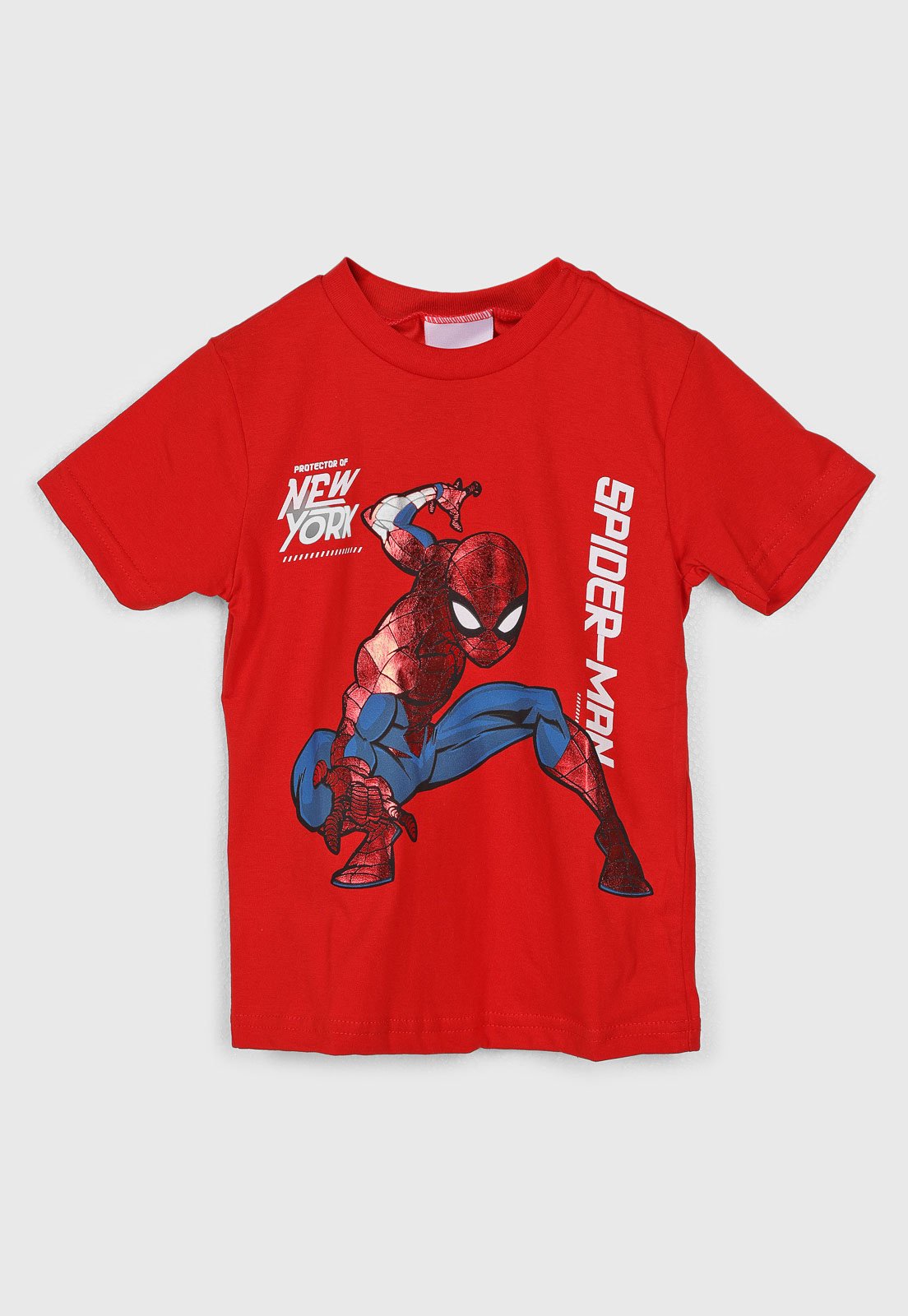 Infantil - Camiseta Brandili Spider Man Vermelha