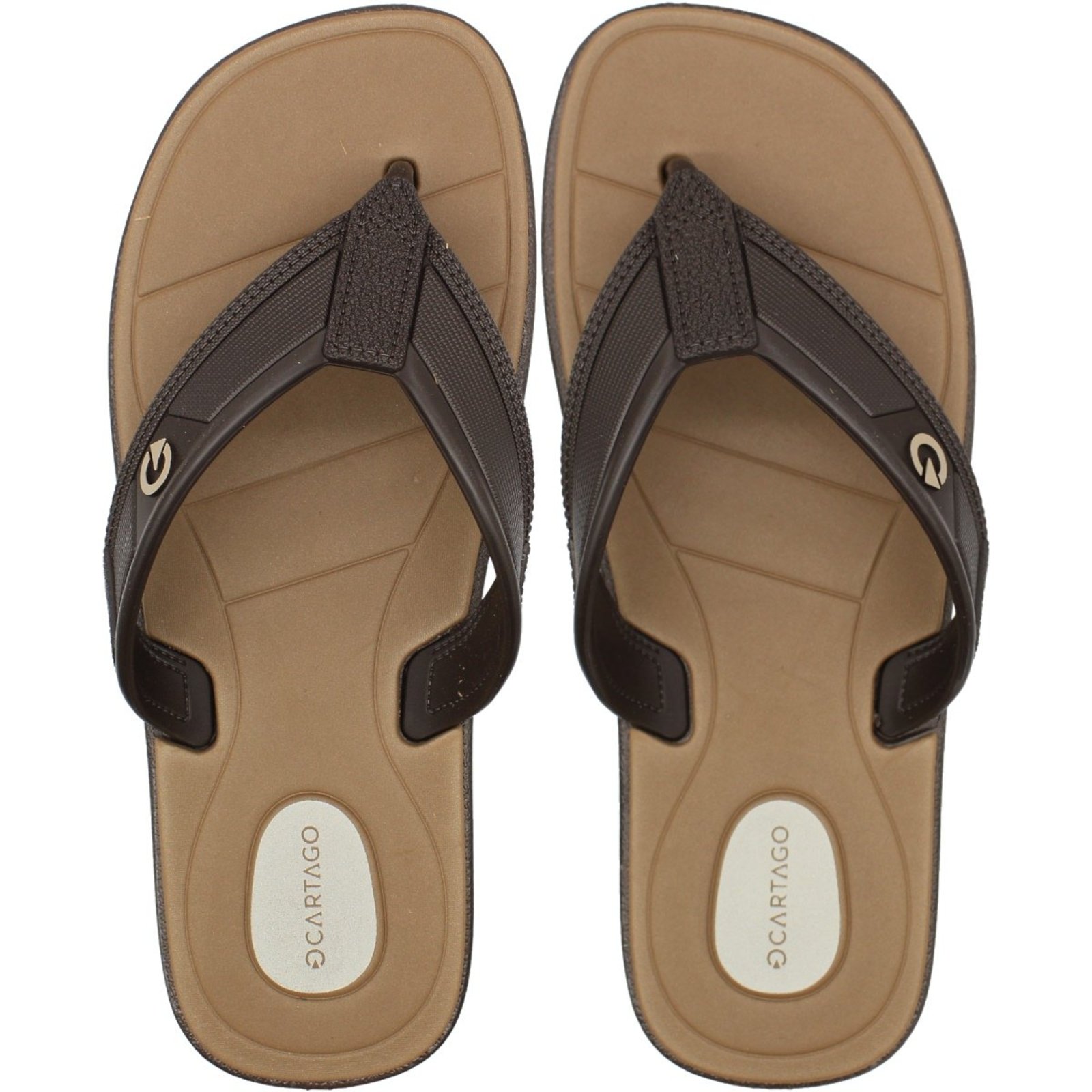 Chinelo de Dedo Cartago Aspen II Tiras Robustas Texturizada Masculino