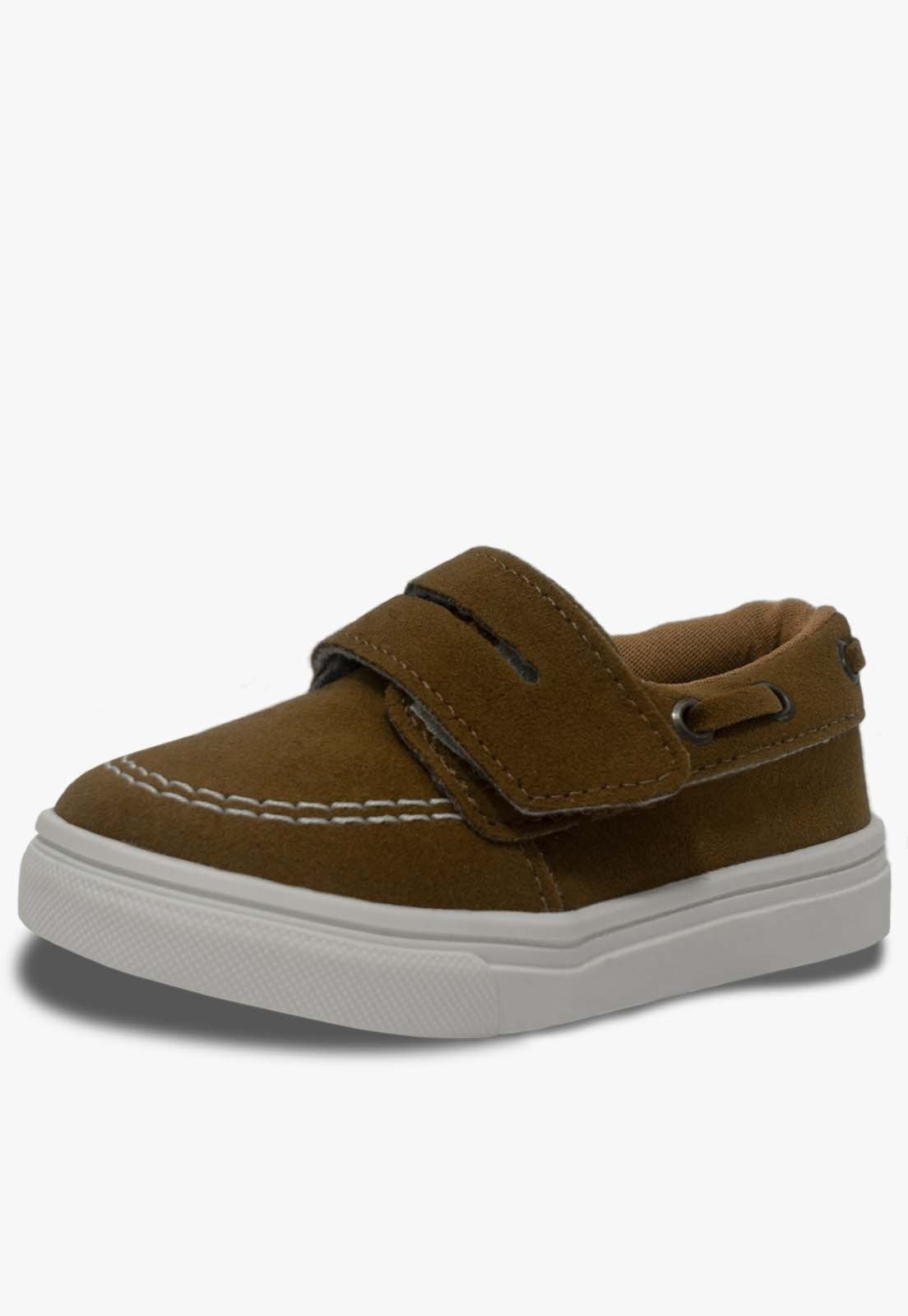 Vista 2 Infantil - Sapatenis Social Pópidi Sapato Masculino Calce Facil cinza Pópidí cinza
