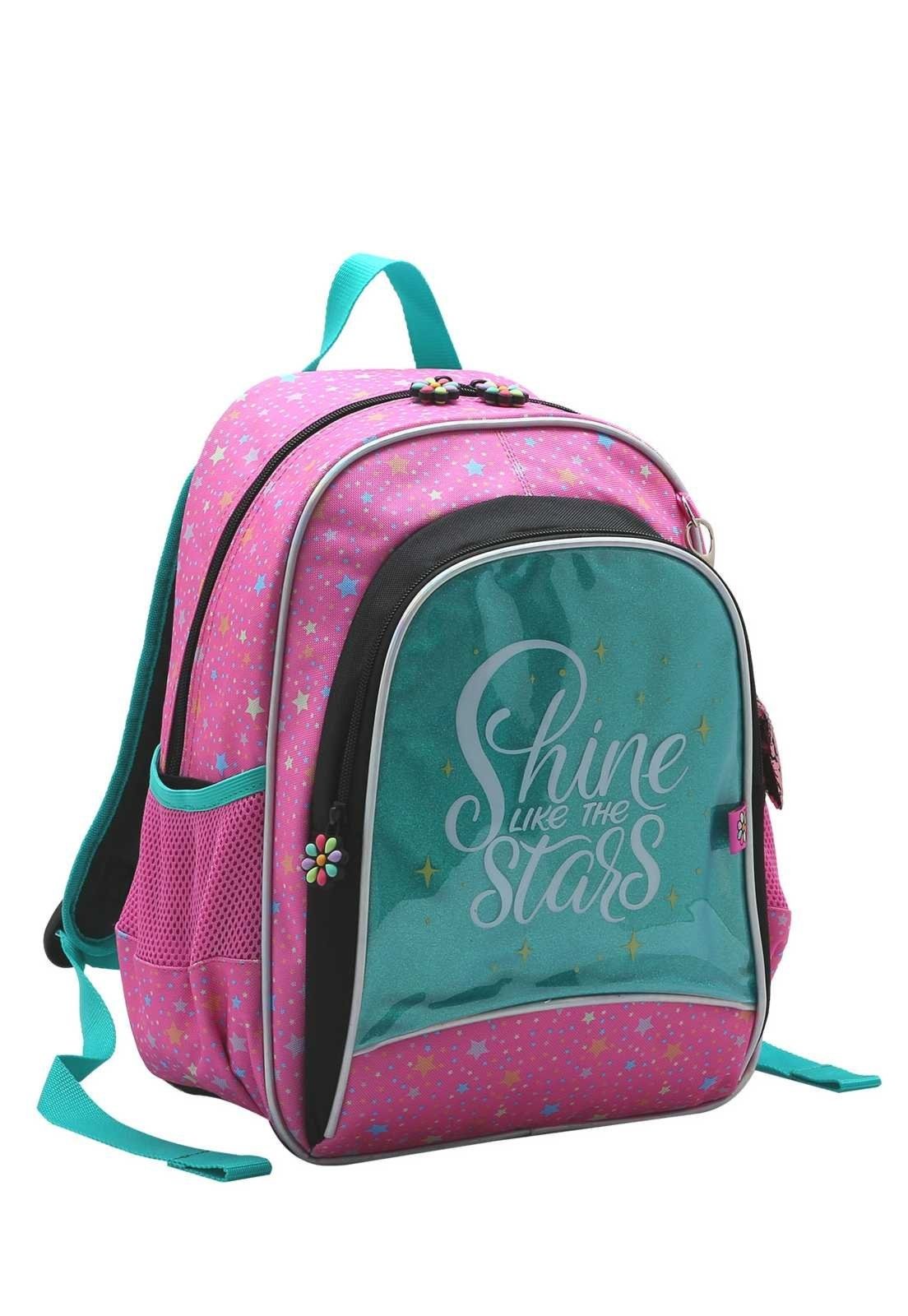 Mochila Escolar Menina Shine Like the Stars