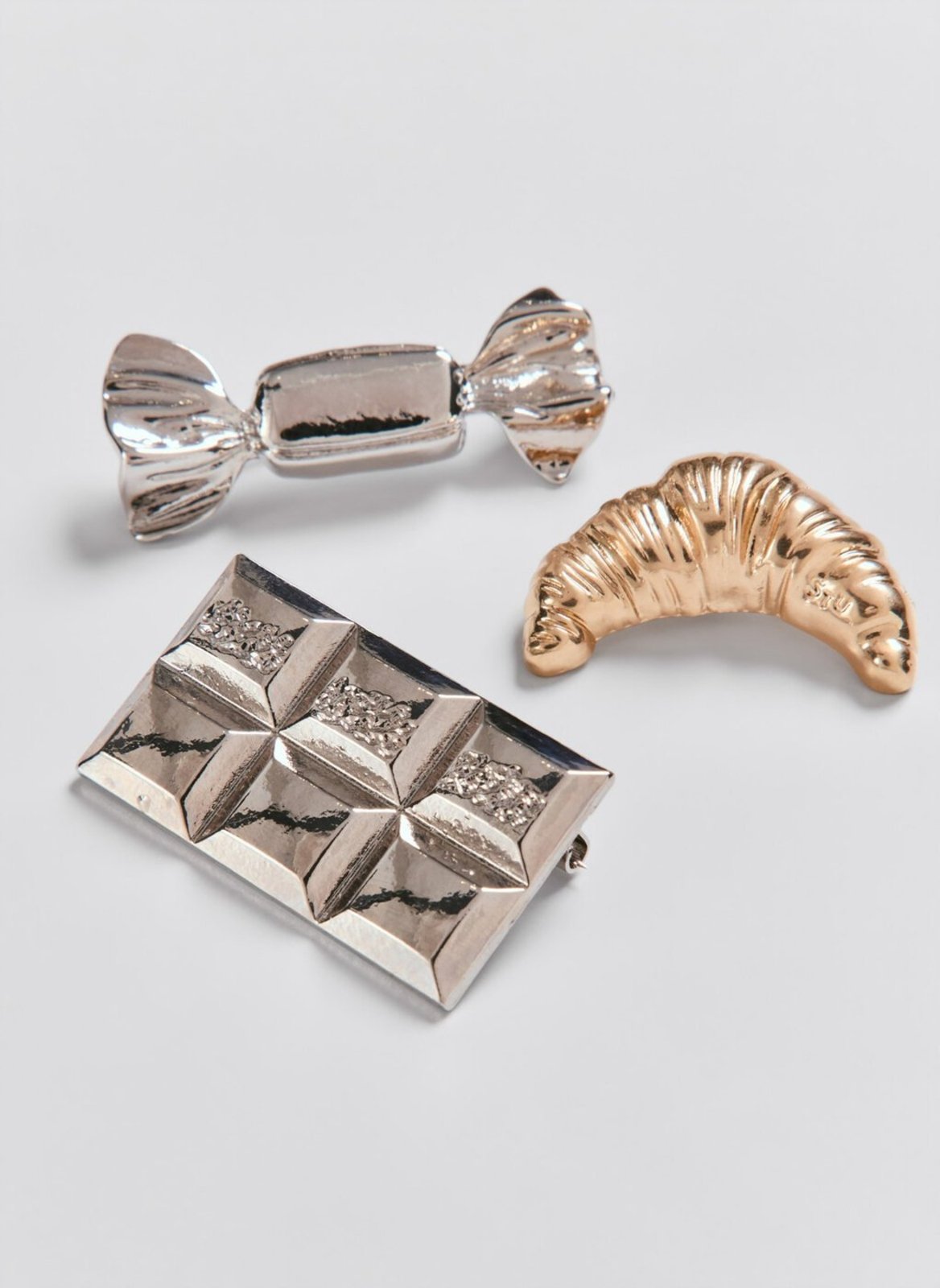 3 Broches Croissant