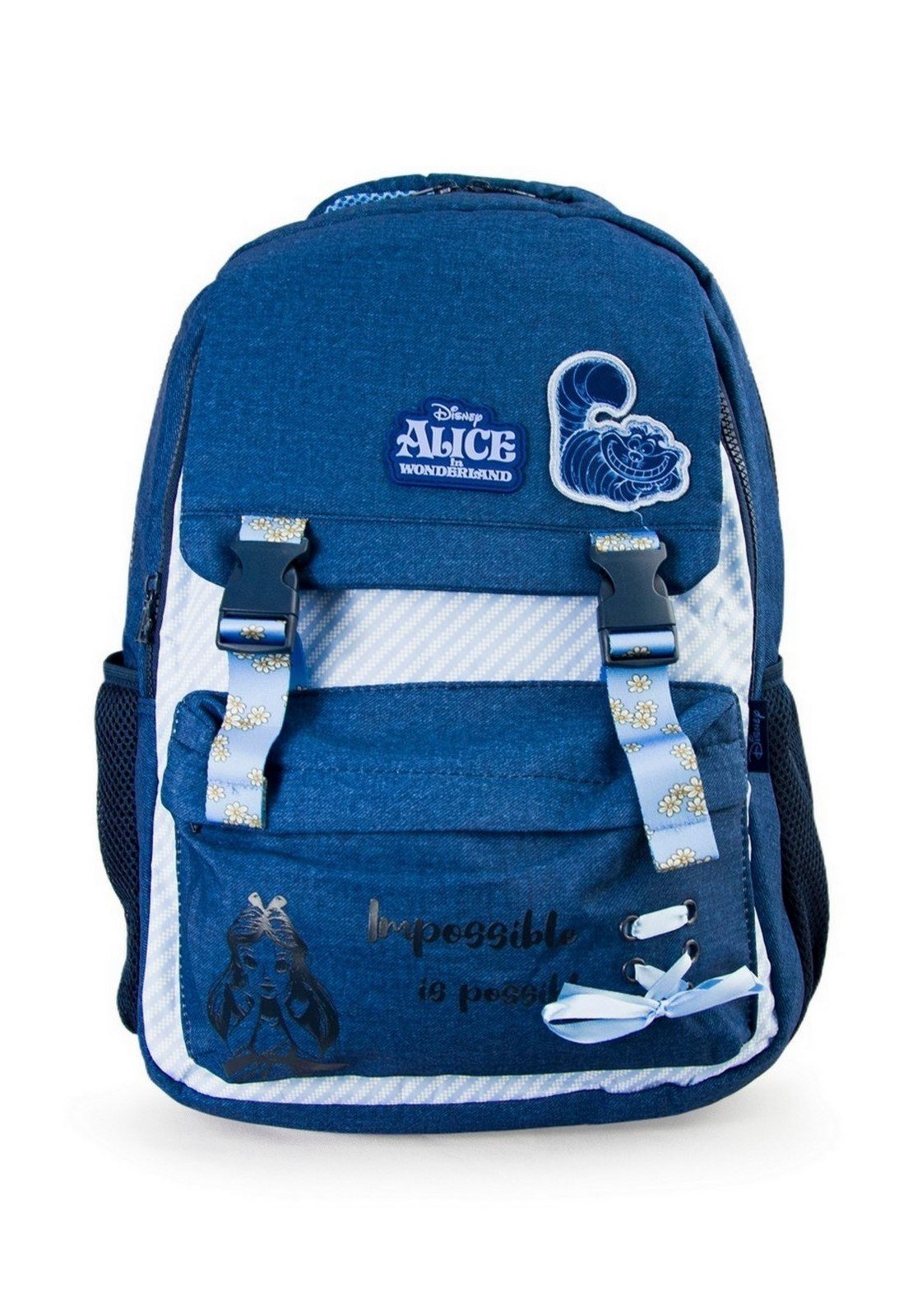 Infantil - Mochila Costas Alice No País Das Maravilhas Feminina Escolar Resistente