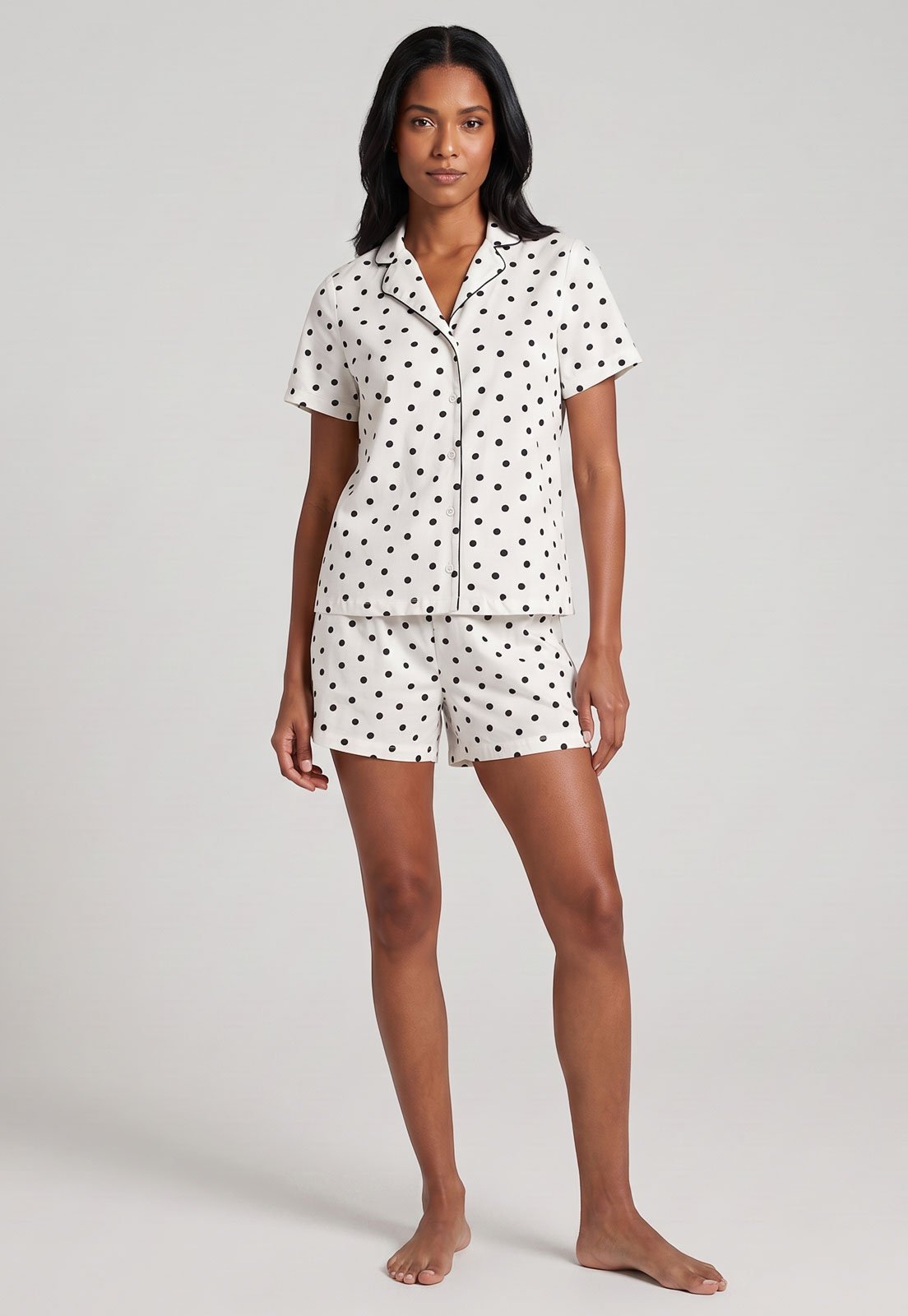 Conjunto Pijama Feminino Hering Bolinhas