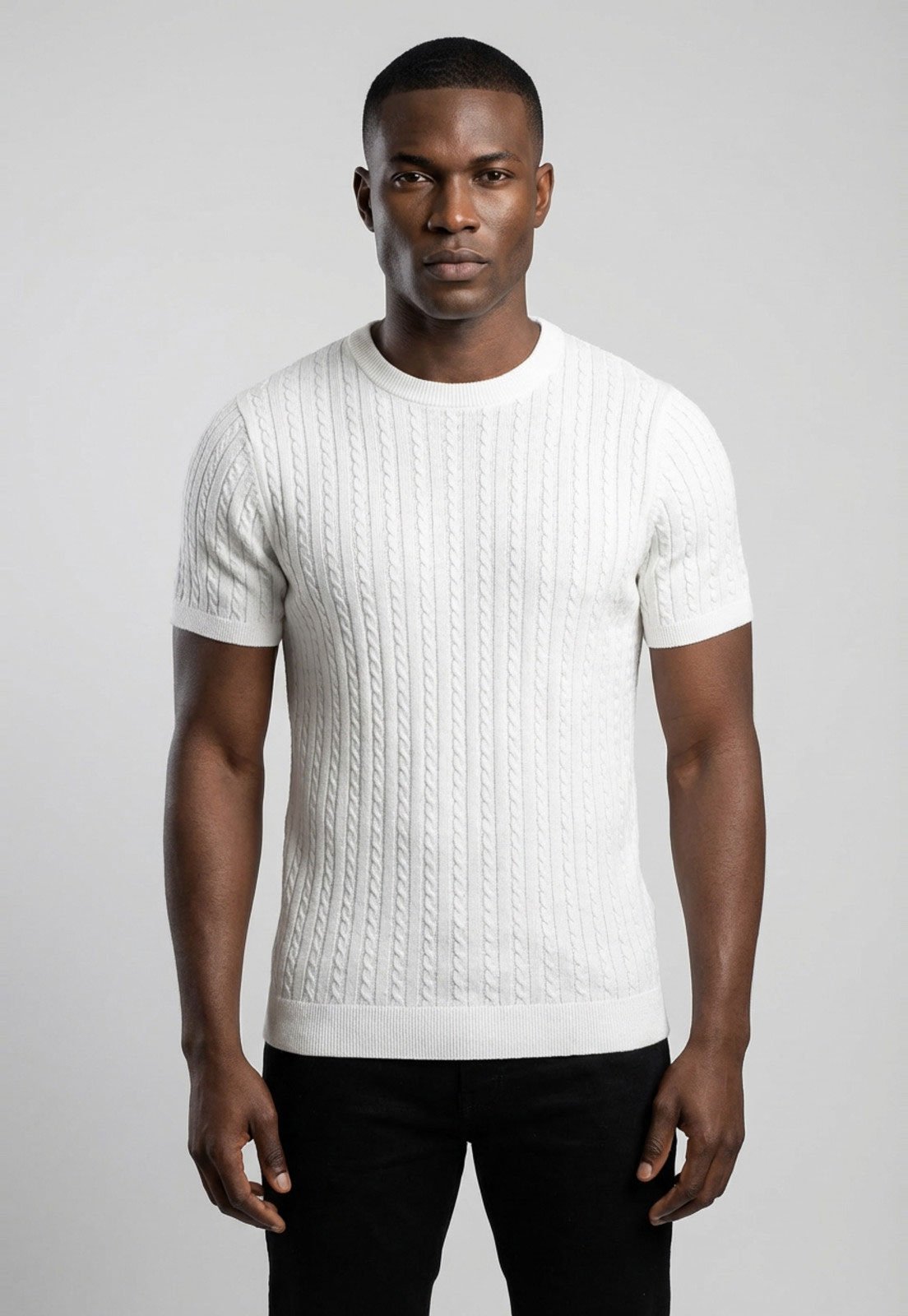 Camiseta Masculina Aeropostale Texturizada Branca
