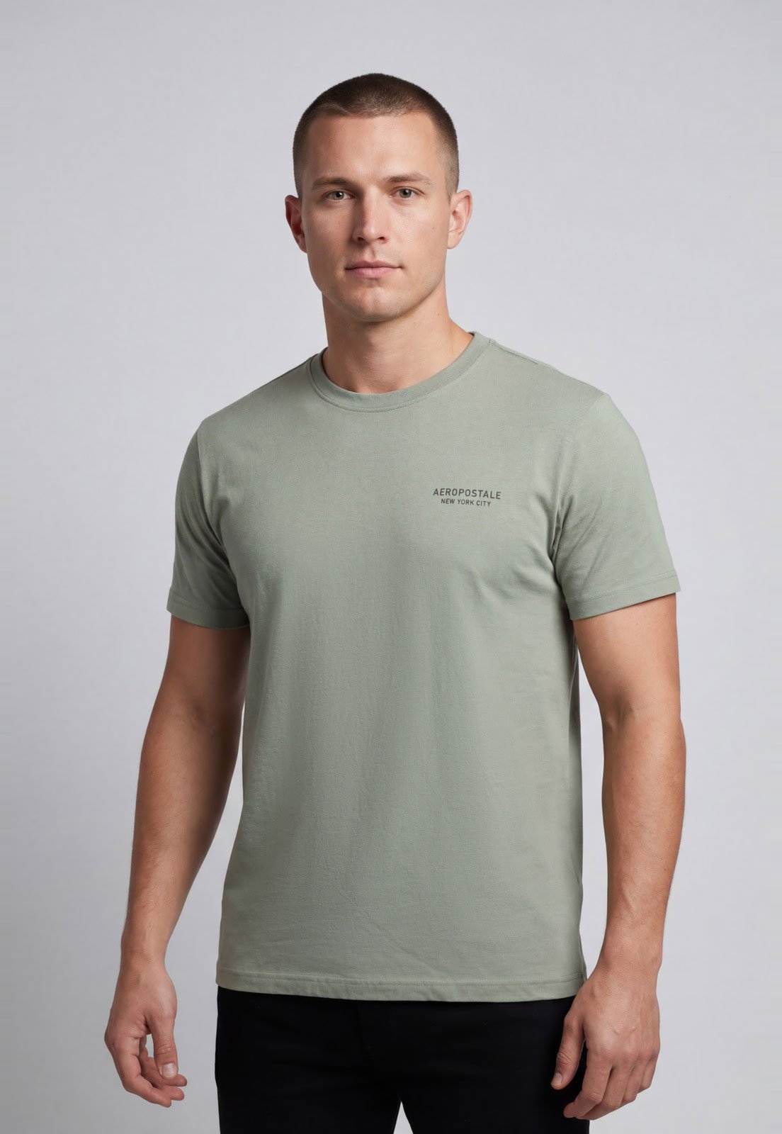 Camiseta Masculina Aeropostale Gola Redonda Verde