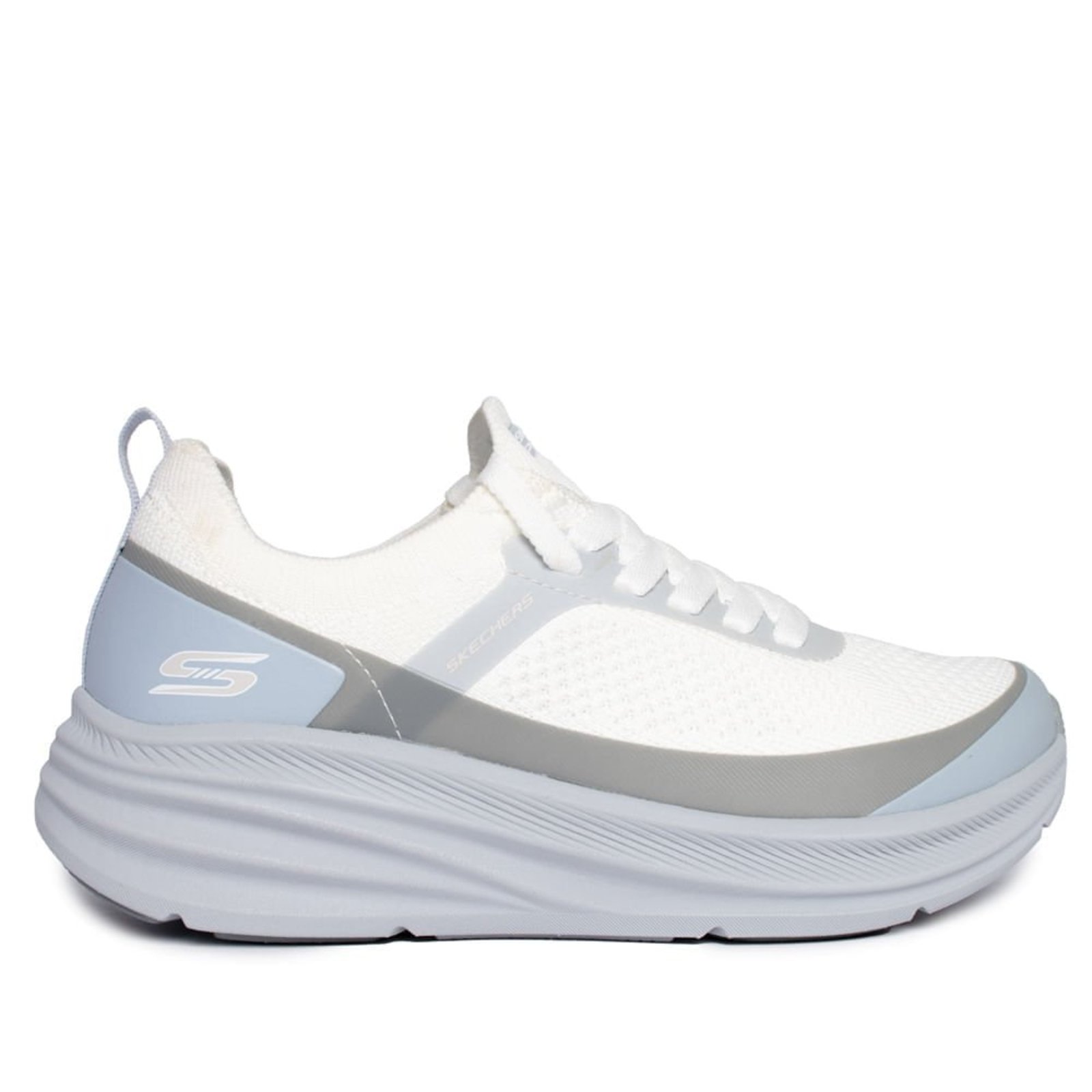 Tênis Feminino Skechers Skillz Too Vital Casual Branco/Azul