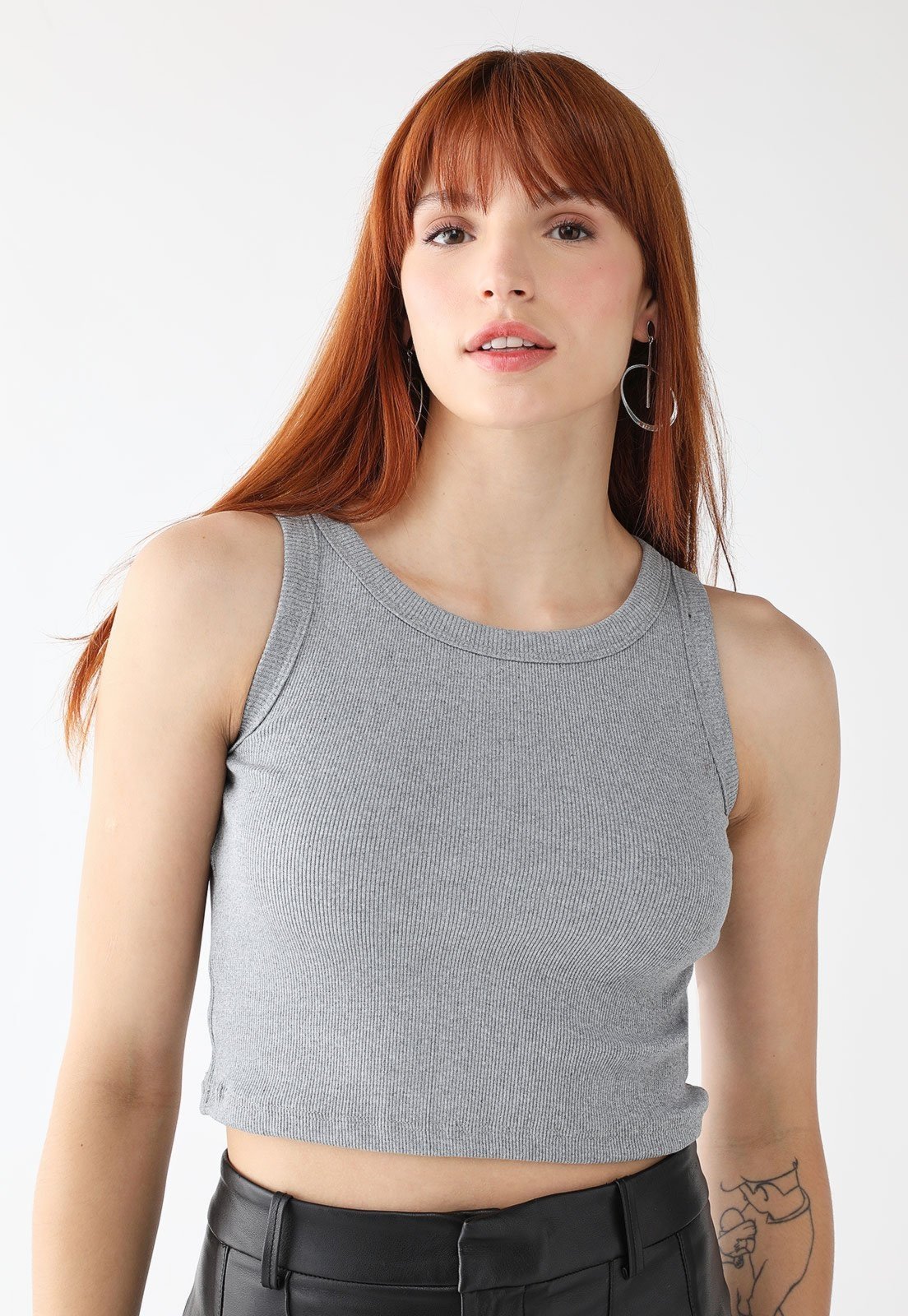 Cropped Levosch Regata Ribana Cinza