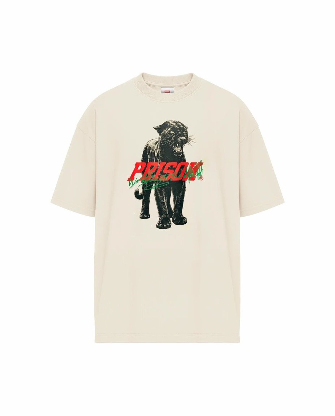 Camiseta Oversized Off-White Phanter Prison