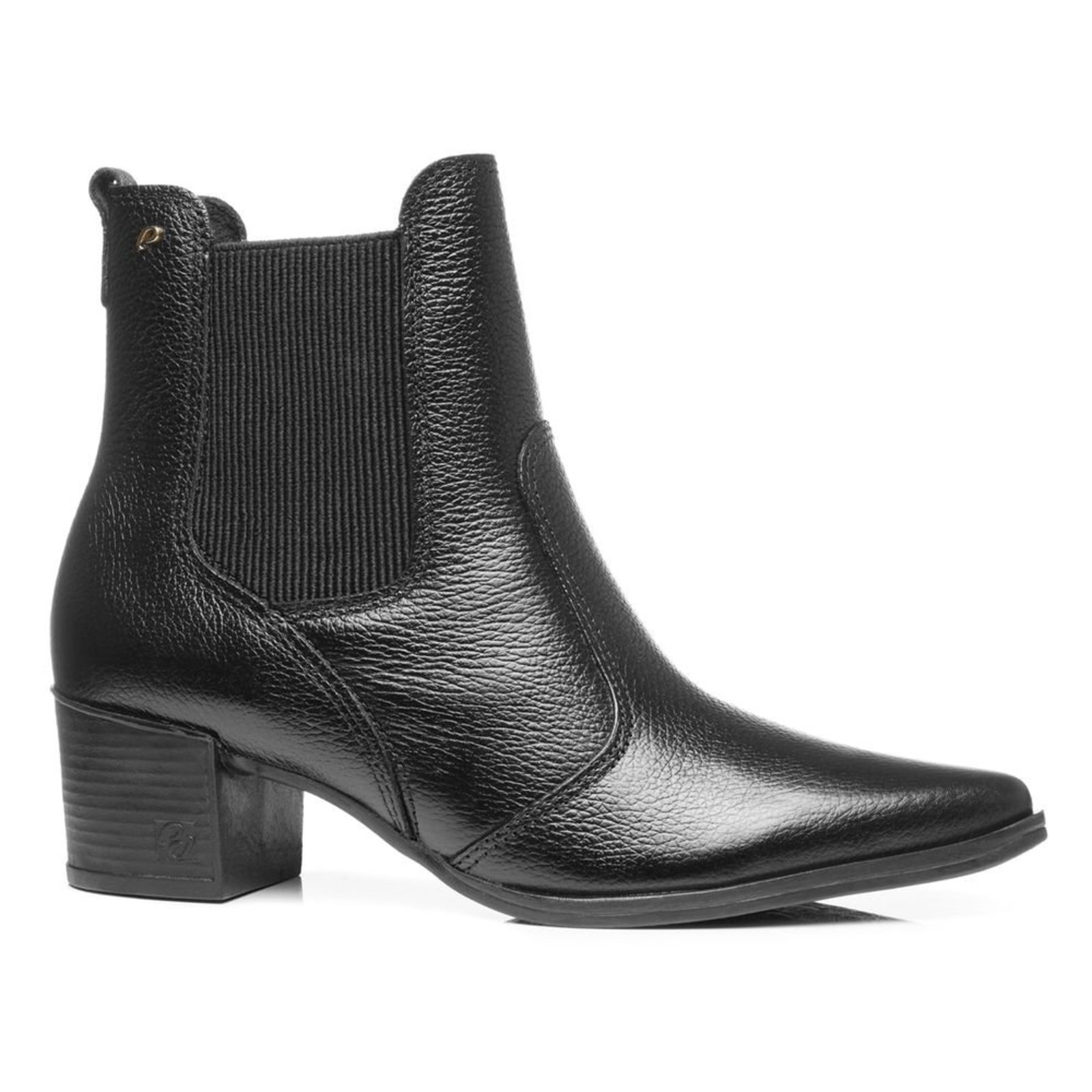Bota Pegada Feminina em Couro Preto 280511-04 Bota Pegada Feminina em Couro Preto 280511-04 40