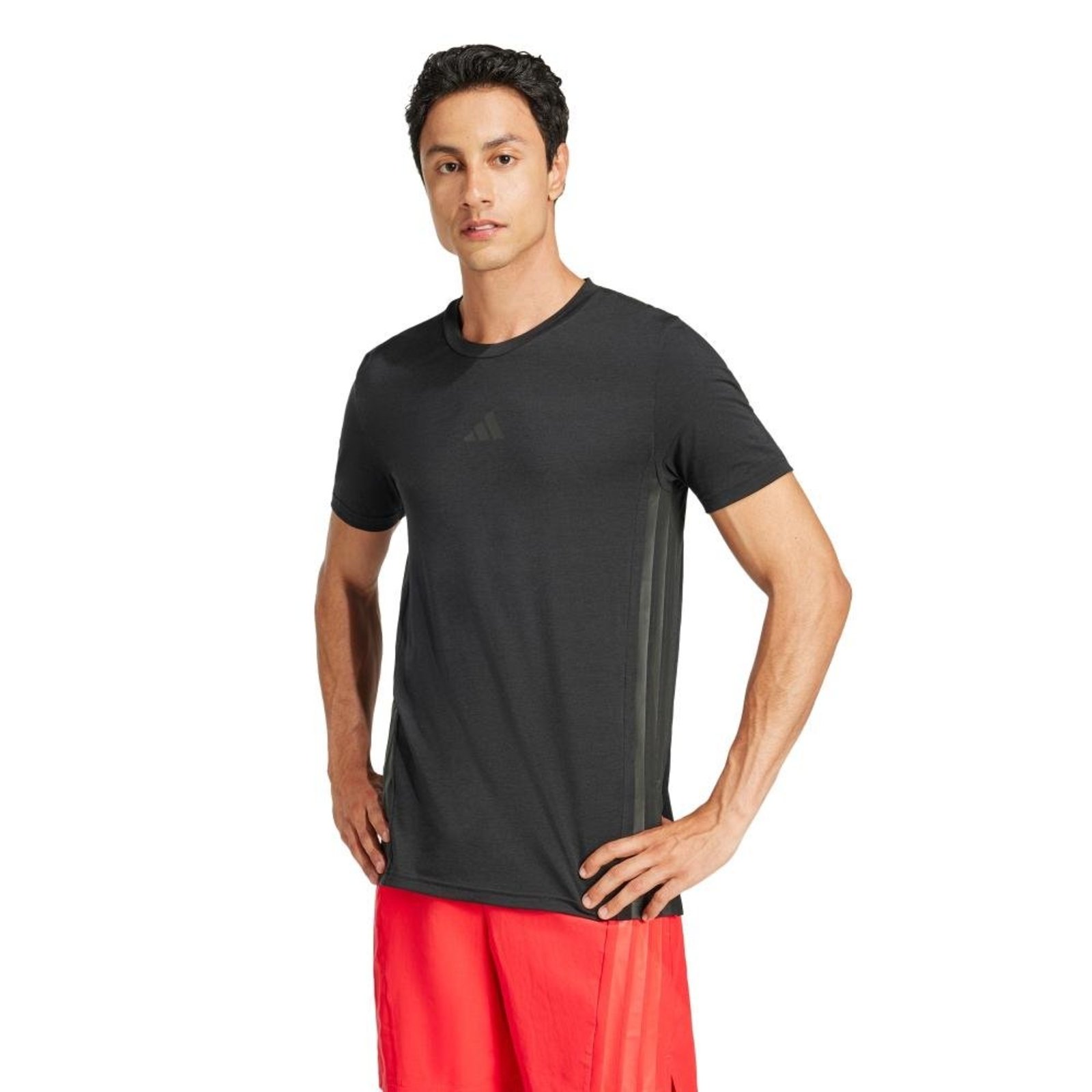 Camiseta de Treino 3 Listras Designed 4 adidas Performance Preto