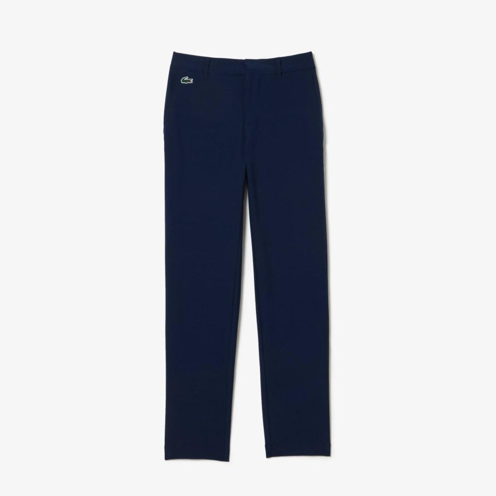 Calça Lacoste Golf Slim Fit em sarja absorvente Azul