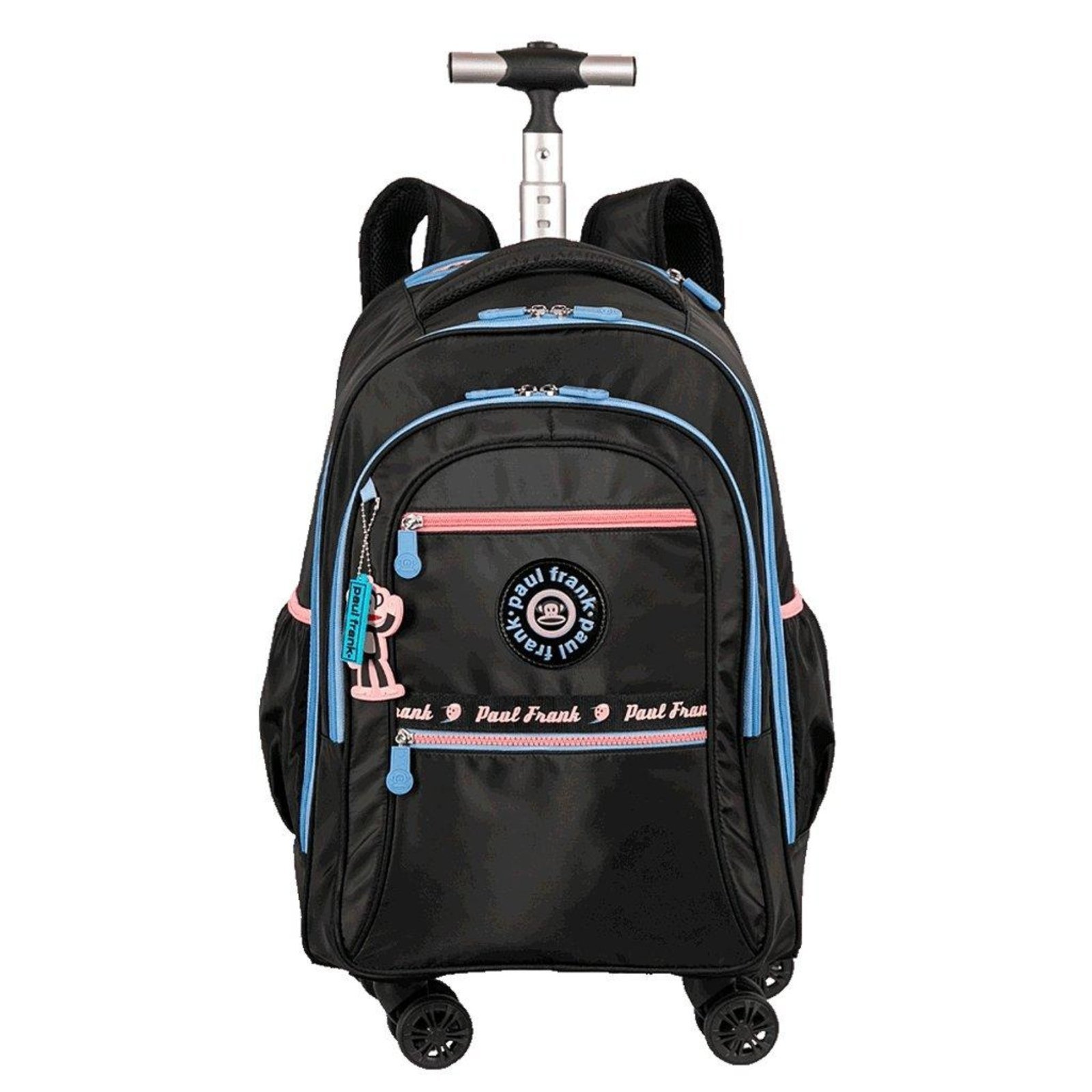 Vista 2 Infantil - Mochila com Carrinho Sestini Paul Frank Fun Preto e Rosa incolor rosa Sestini incolor rosa