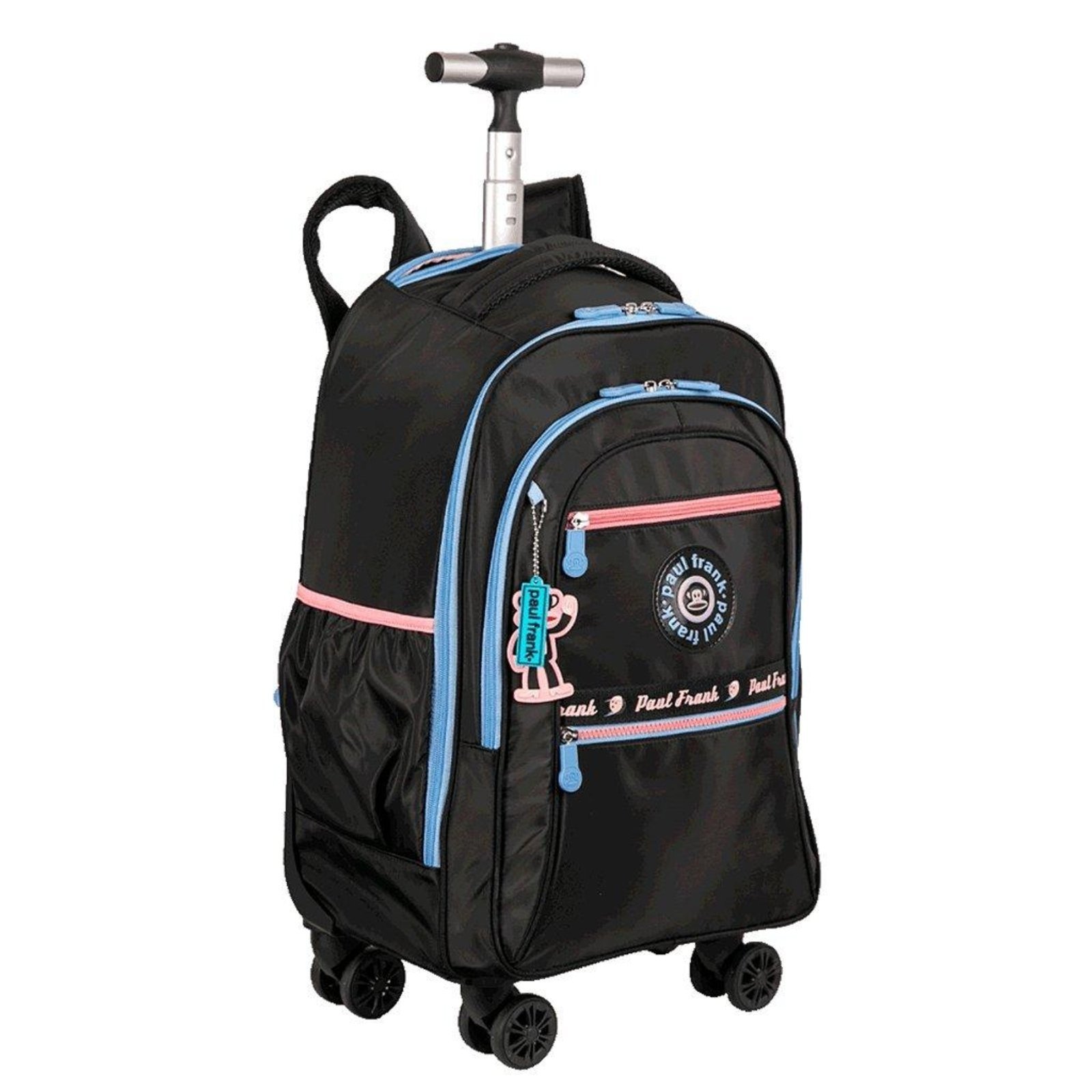 Vista 3 Infantil - Mochila com Carrinho Sestini Paul Frank Fun Preto e Rosa incolor rosa Sestini incolor rosa